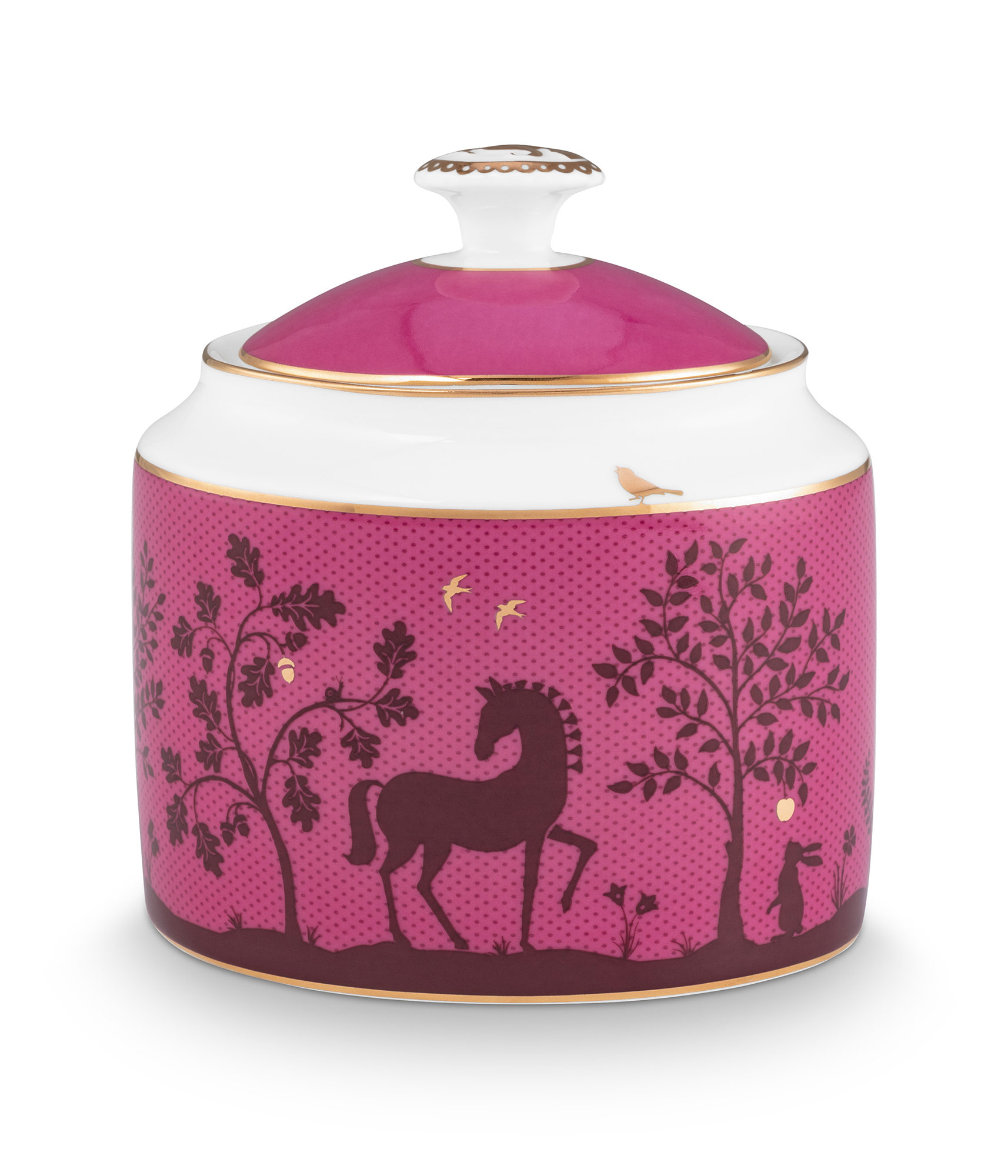 Pip Studio Zuckerschüssel Deerest Darling | Pink