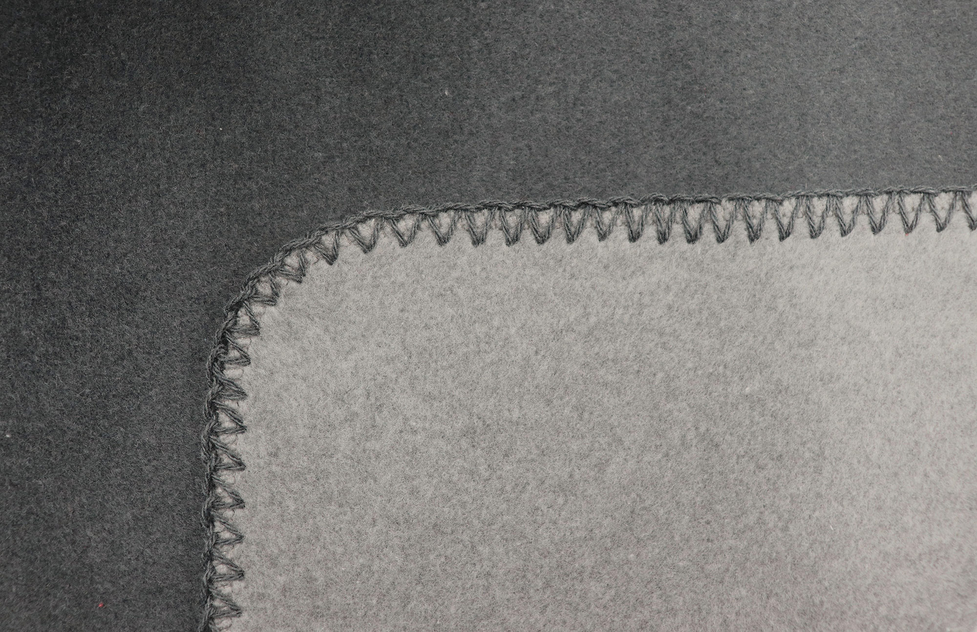Biederlack Plaid / Decke Doubleface | anthraz.-graph.