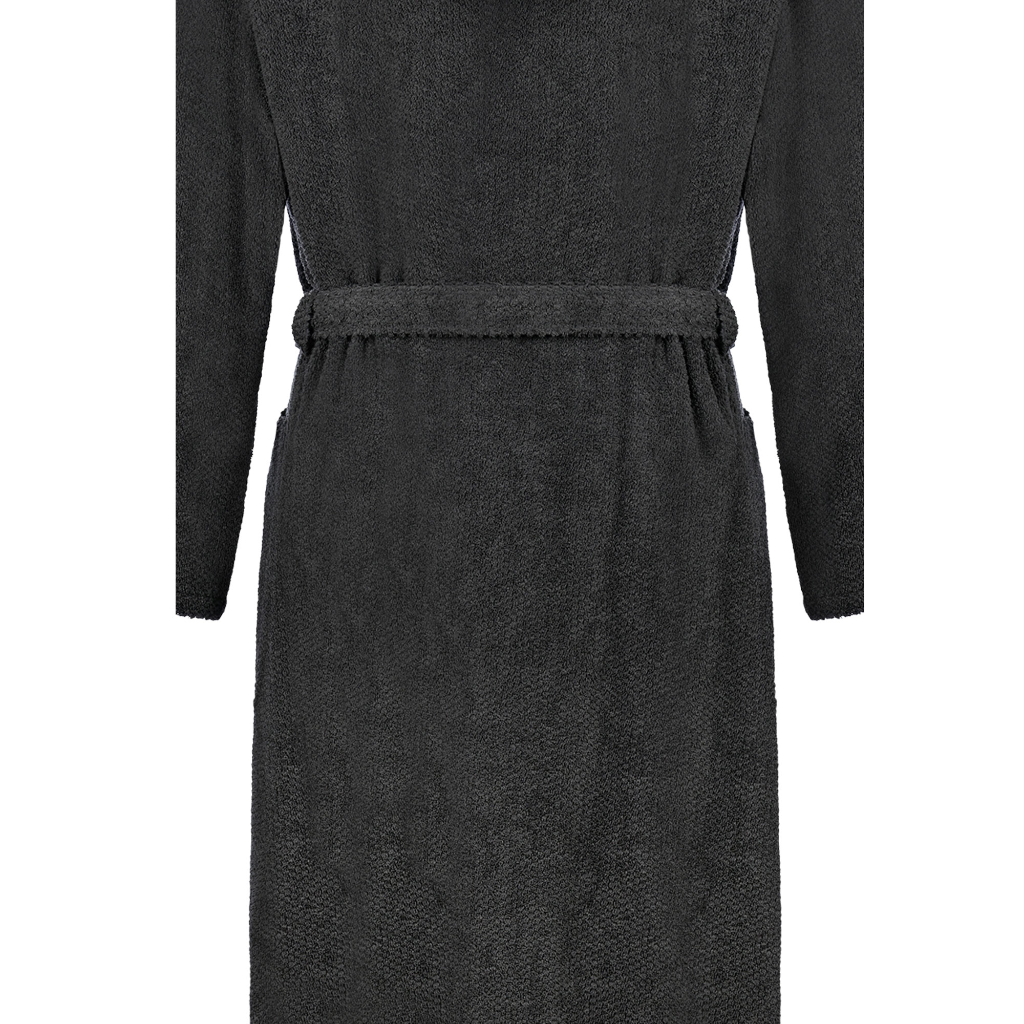 Cawö Herren Kapuze-Bademantel  5623 | 740 basalt