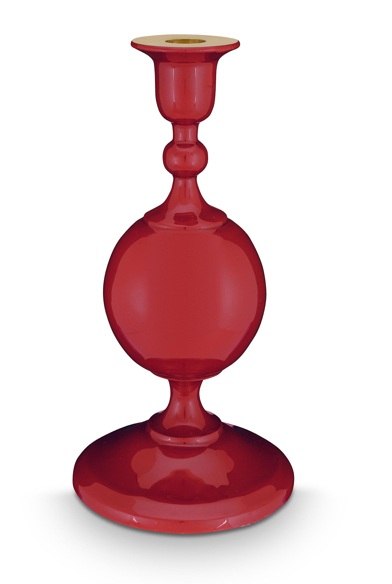 Pip Studio Kerzenhalter Metall Love Birds | dunkelrot