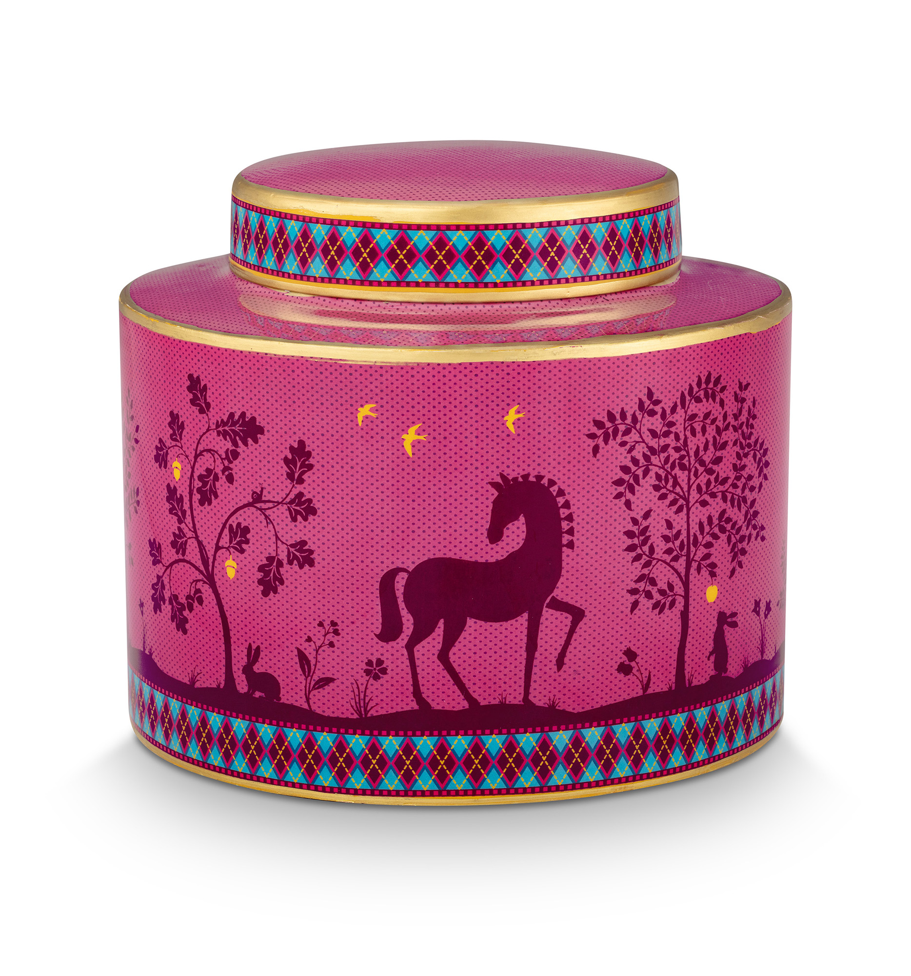 Pip Studio Ingwer Glas Deerest Darling | Pink