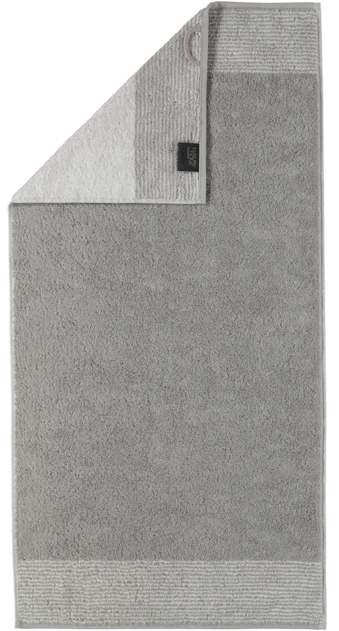 Cawö Duschtuch Luxury Home  Two-Tone 590 | 76 Platin