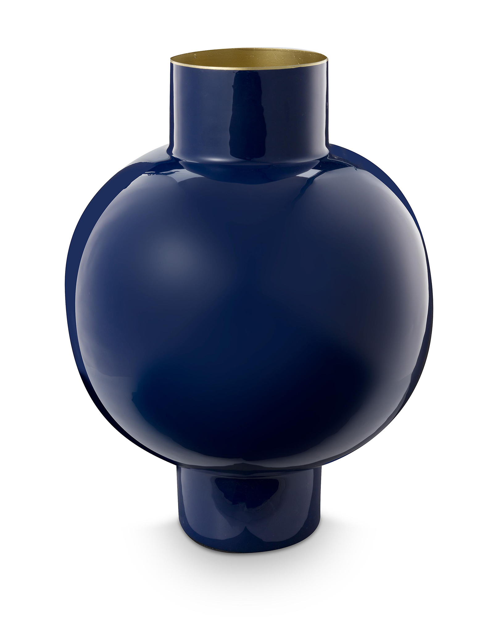 Pip Studio Metall Vase gross Home Accessories | blau