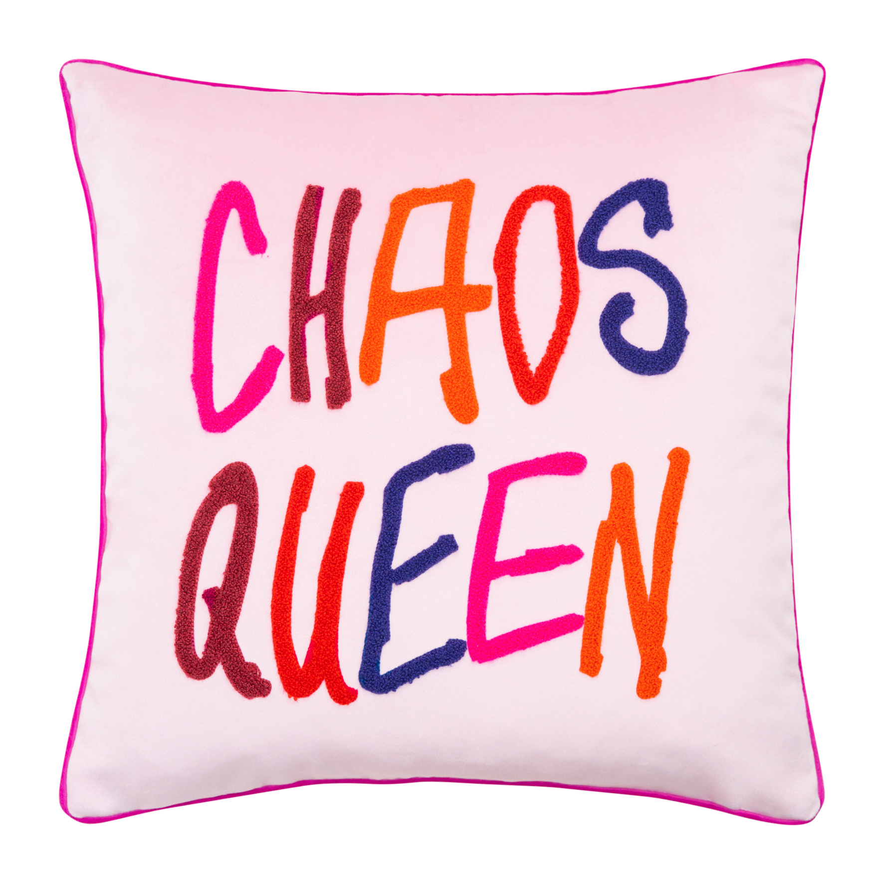 Pad Kissenhülle Letters CHAOSQUEEN | rose