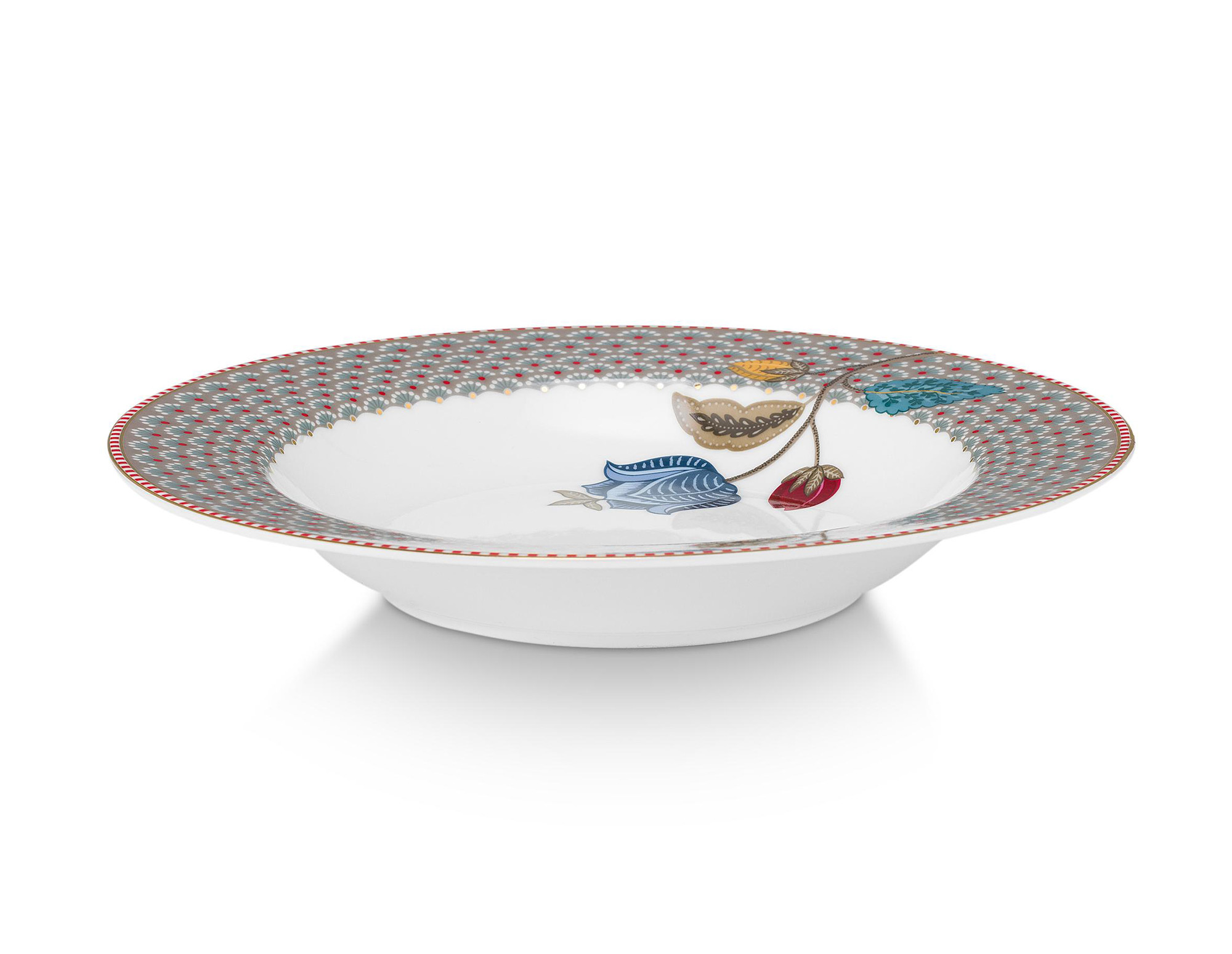 Pip Studio Frühstücksteller Blooming Tales | Khaki