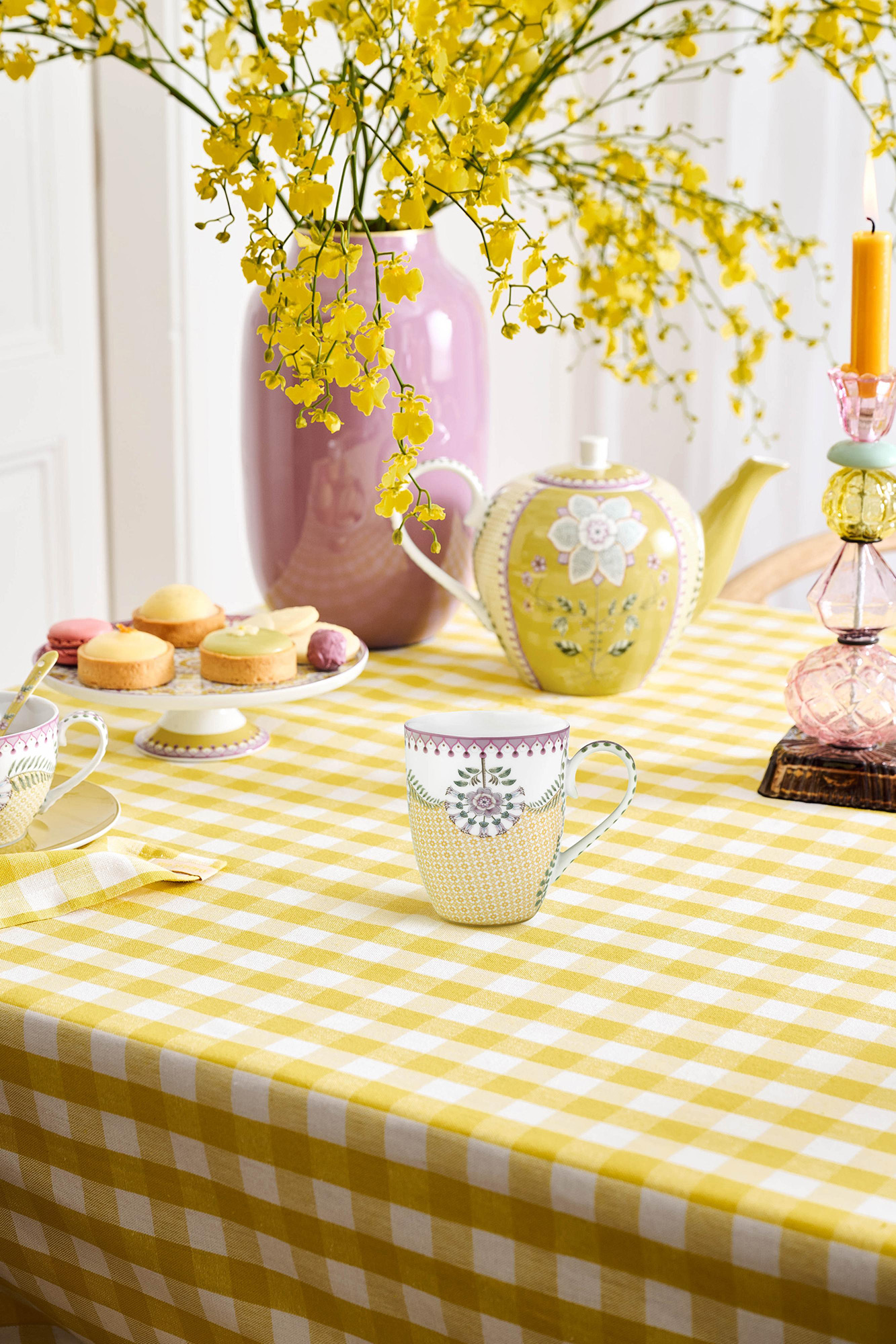 Pip Studio Tasse gross Lily & Lotus | Yellow