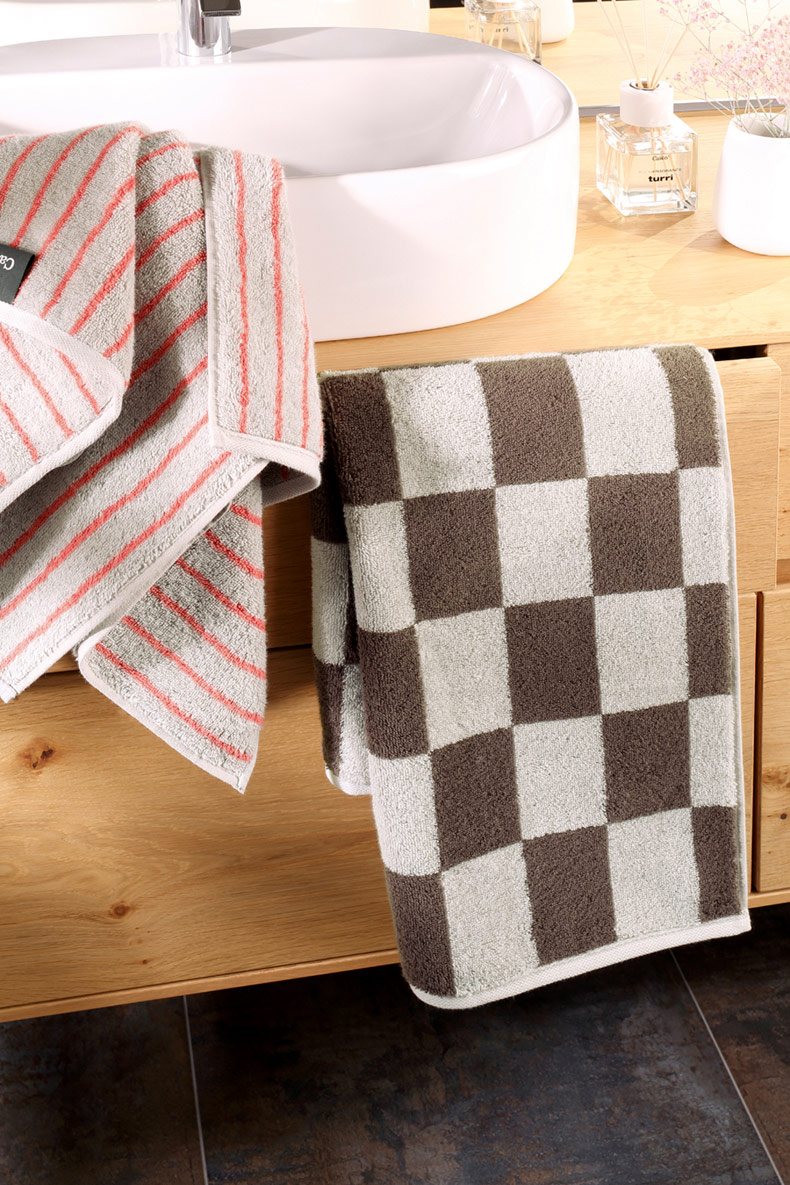 Cawö Handtuch Weekend 6297 | 70 platin/pepper