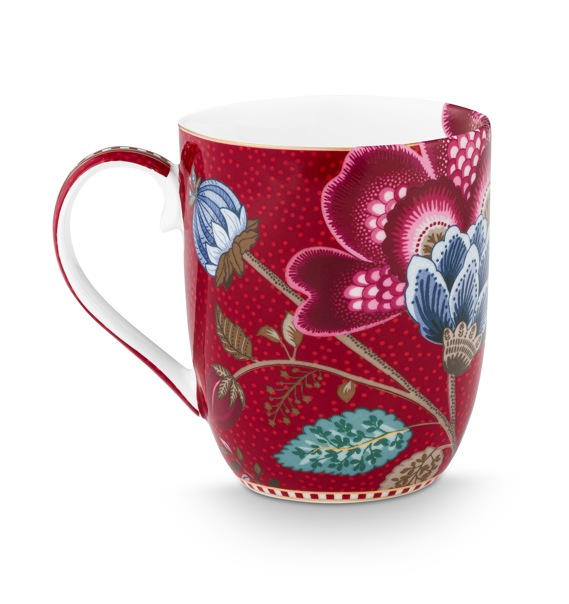 Pip Studio Becher klein Blooming Tales | Dark Red