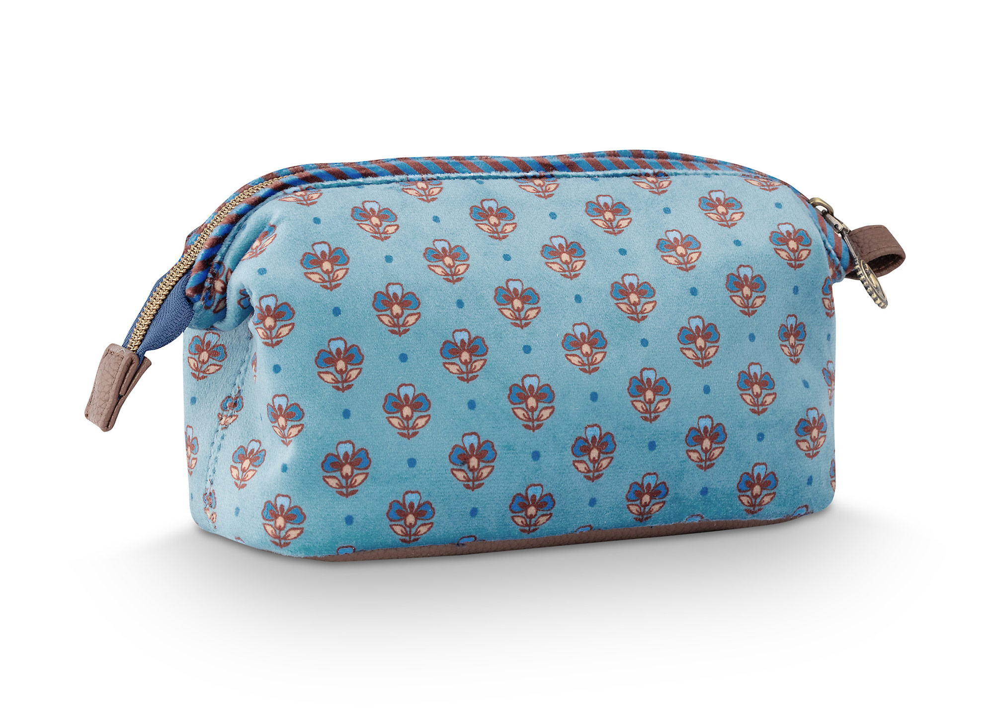 Pip Studio Kosmetiktasche Jaipur Flower | blau