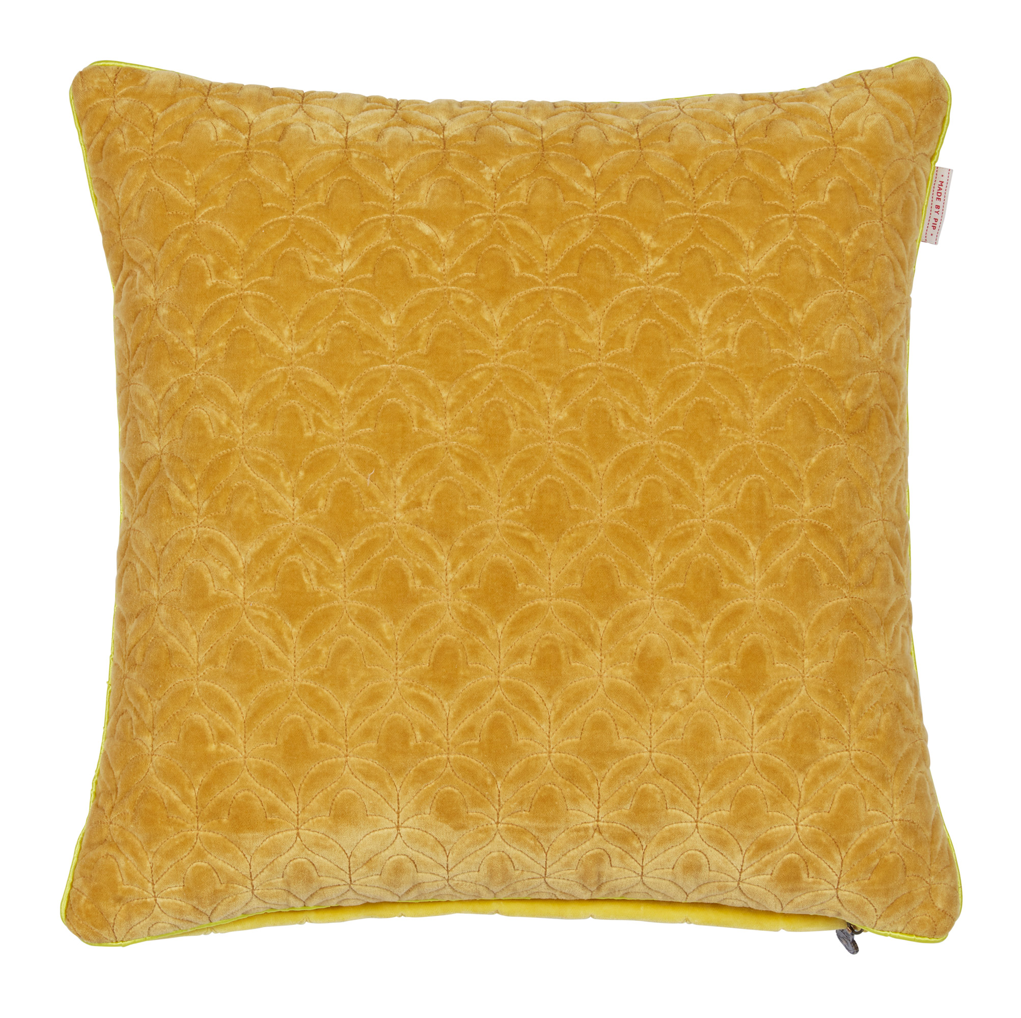 Pip Studio Zierkissen Quilty Dreams | Bright Yellow