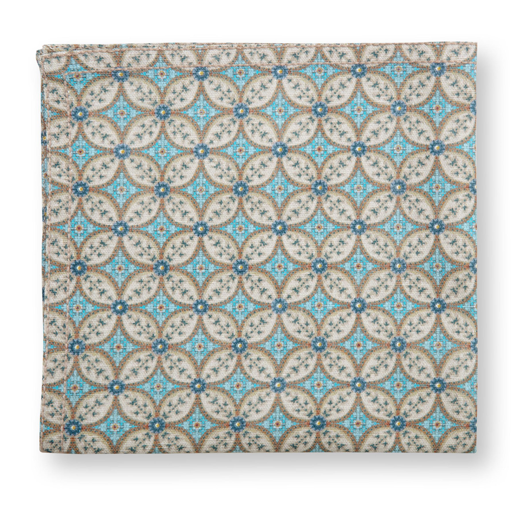 Pip Studio 4 Servietten Blooming Tales | Khaki-Blue