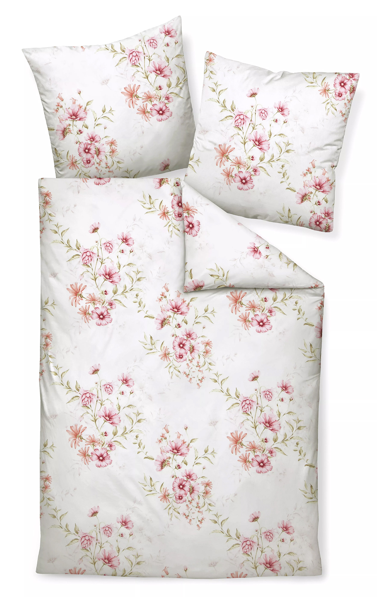 Janine Edelflanell-Bettwäsche CHINCHILLA S | 01 wildrose kor