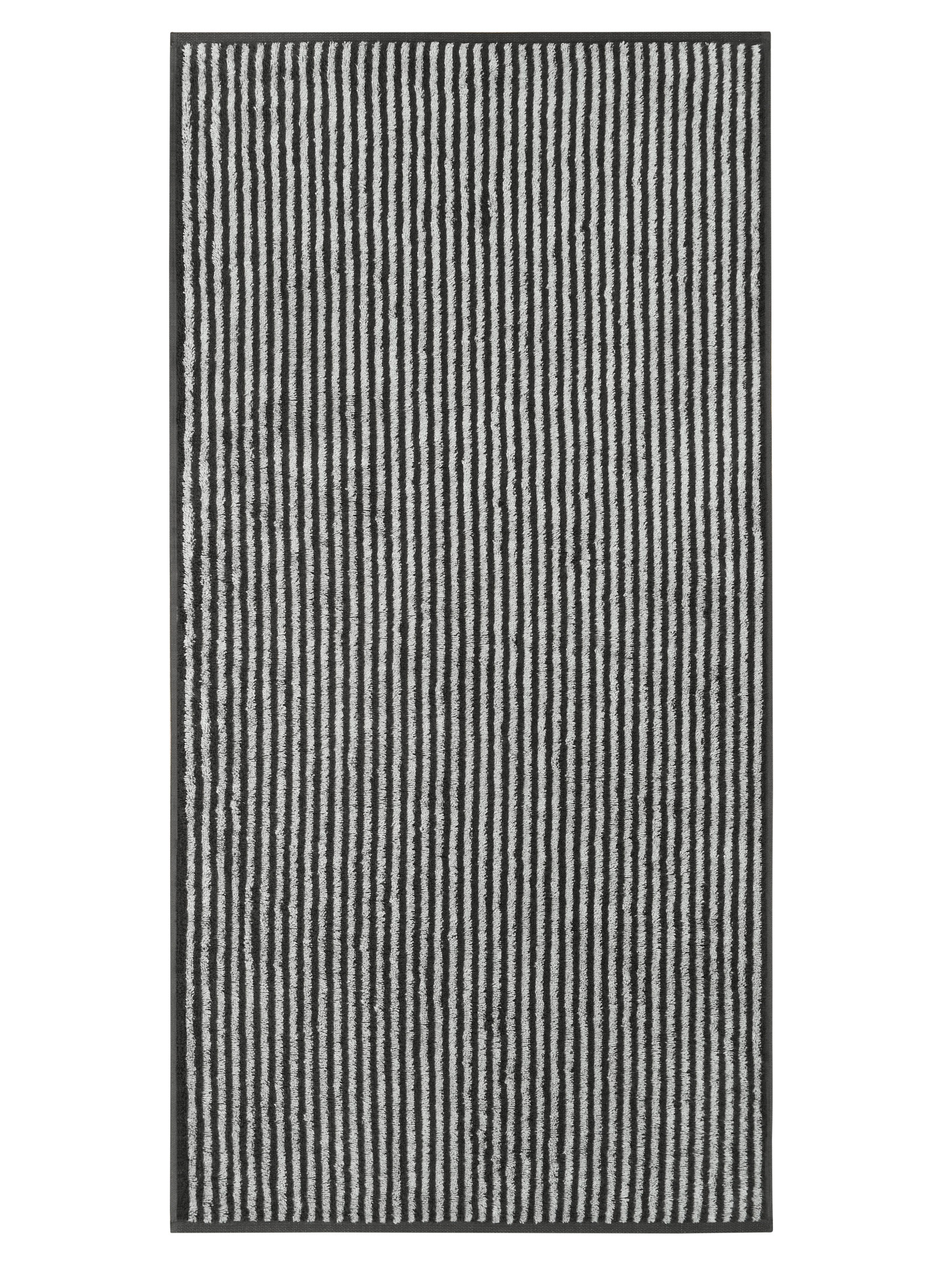 Cawö Handtuch Luxury Home Two-Tone Stripe 480 | 73 basalt