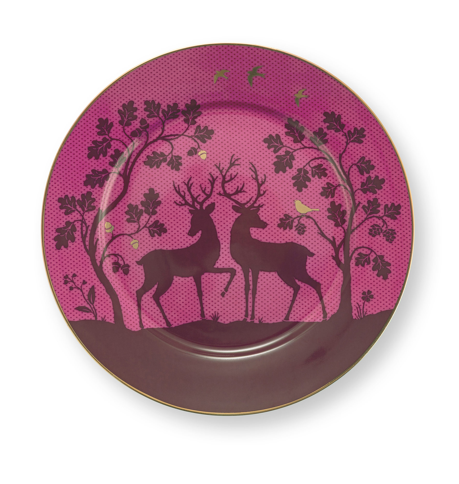 Pip Studio Gebäckteller Deerest Darling | Pink