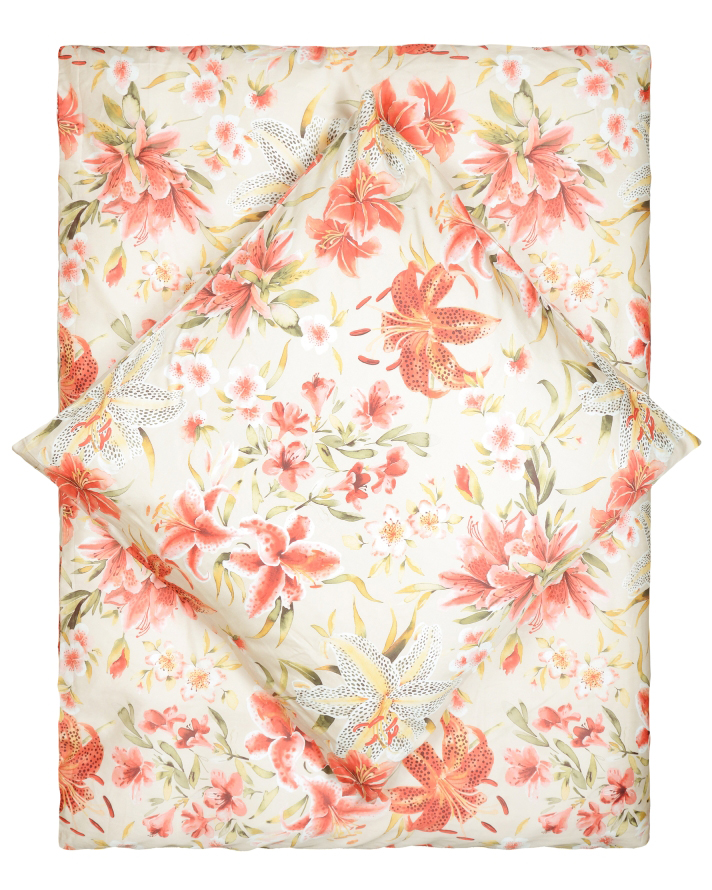 Living Dreams Satin-Bettwäsche | 400 Coral