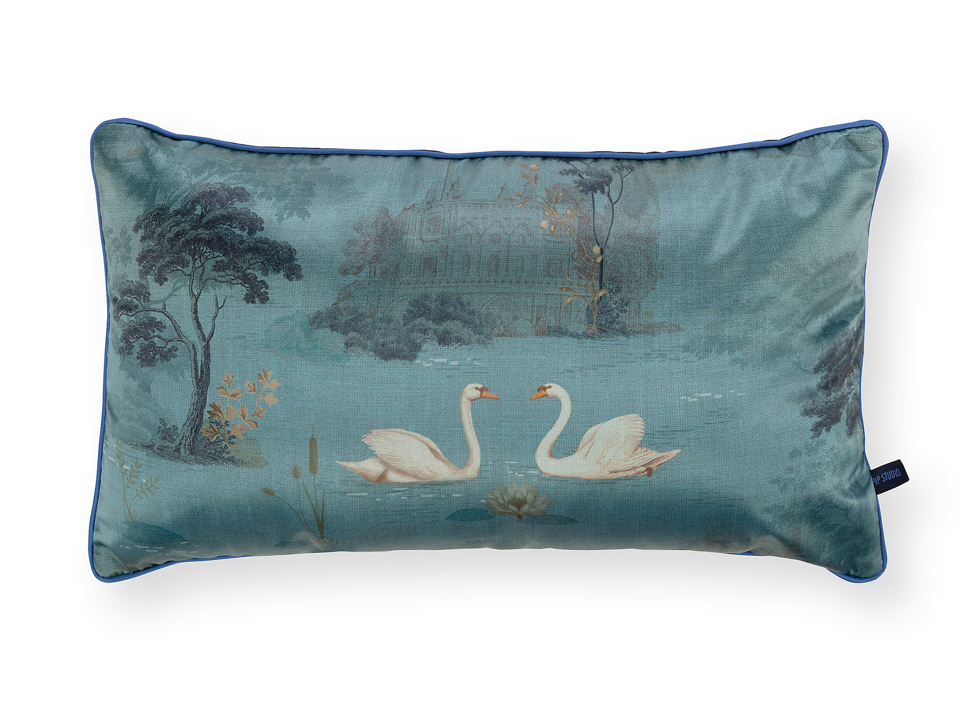 Pip Studio Zierkissen Darjeeling Days | blau