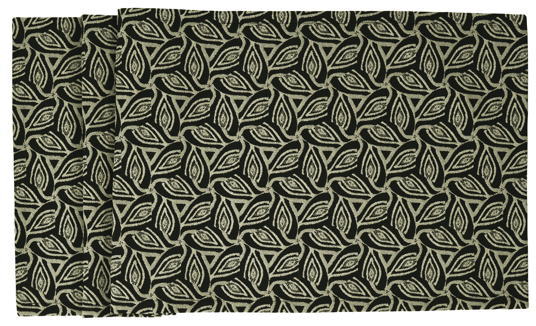 Sander Tischläufer Lanika | 39 black/beige