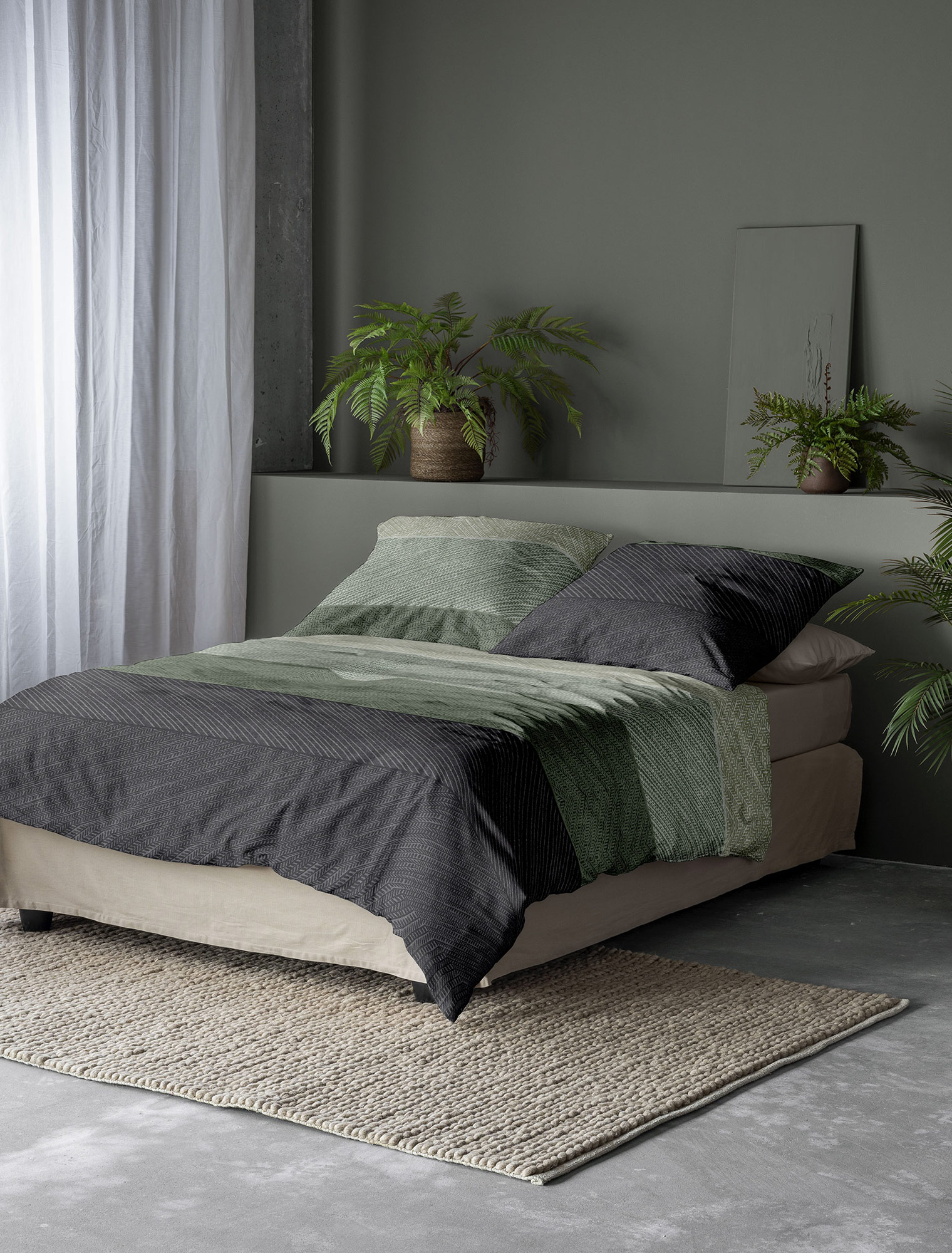 Irisette Feinbiberbettwäsche Koala 8430 | 30 grün