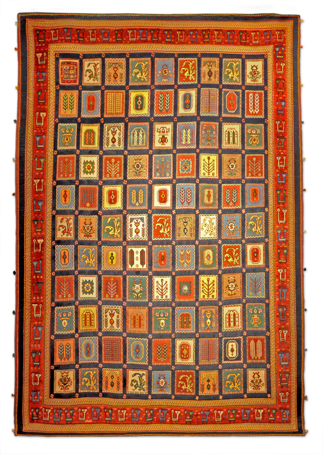 Susahali Soumakh Perserteppich | Felder 210 x 308 cm