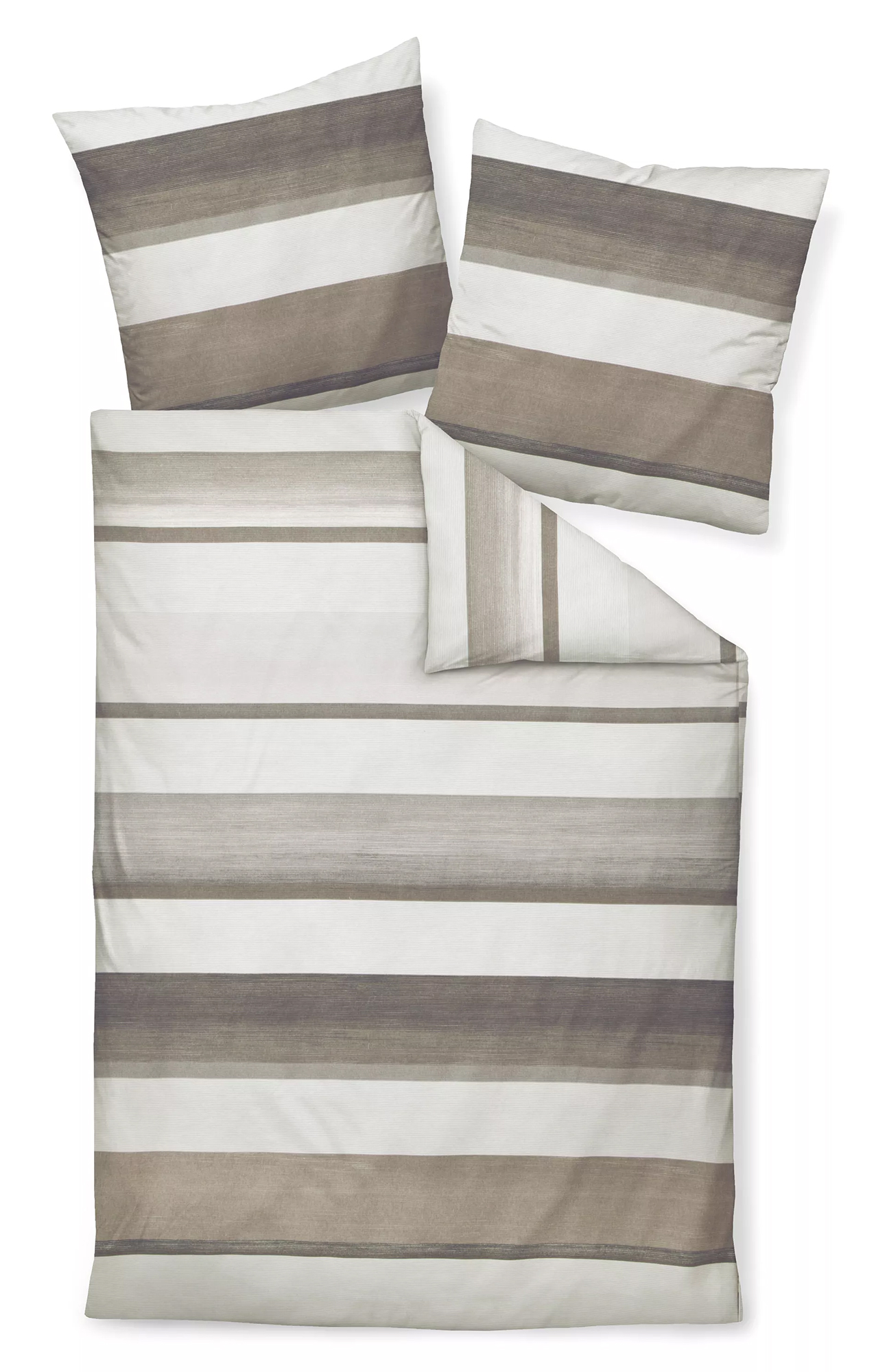 Janine Feinbiber-Bettwäsche DAVOS | 08 schiefer