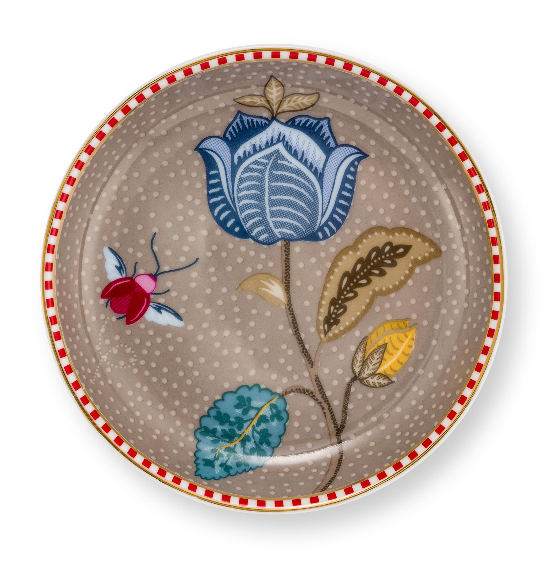 Pip Studio Teebeutelablage Blooming Tales | Fantasy Khaki