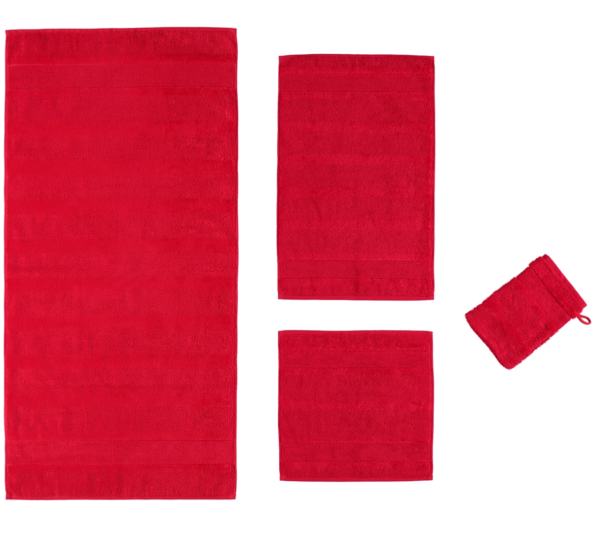 Cawö Handtuch Noblesse 1002 | 203 Rot
