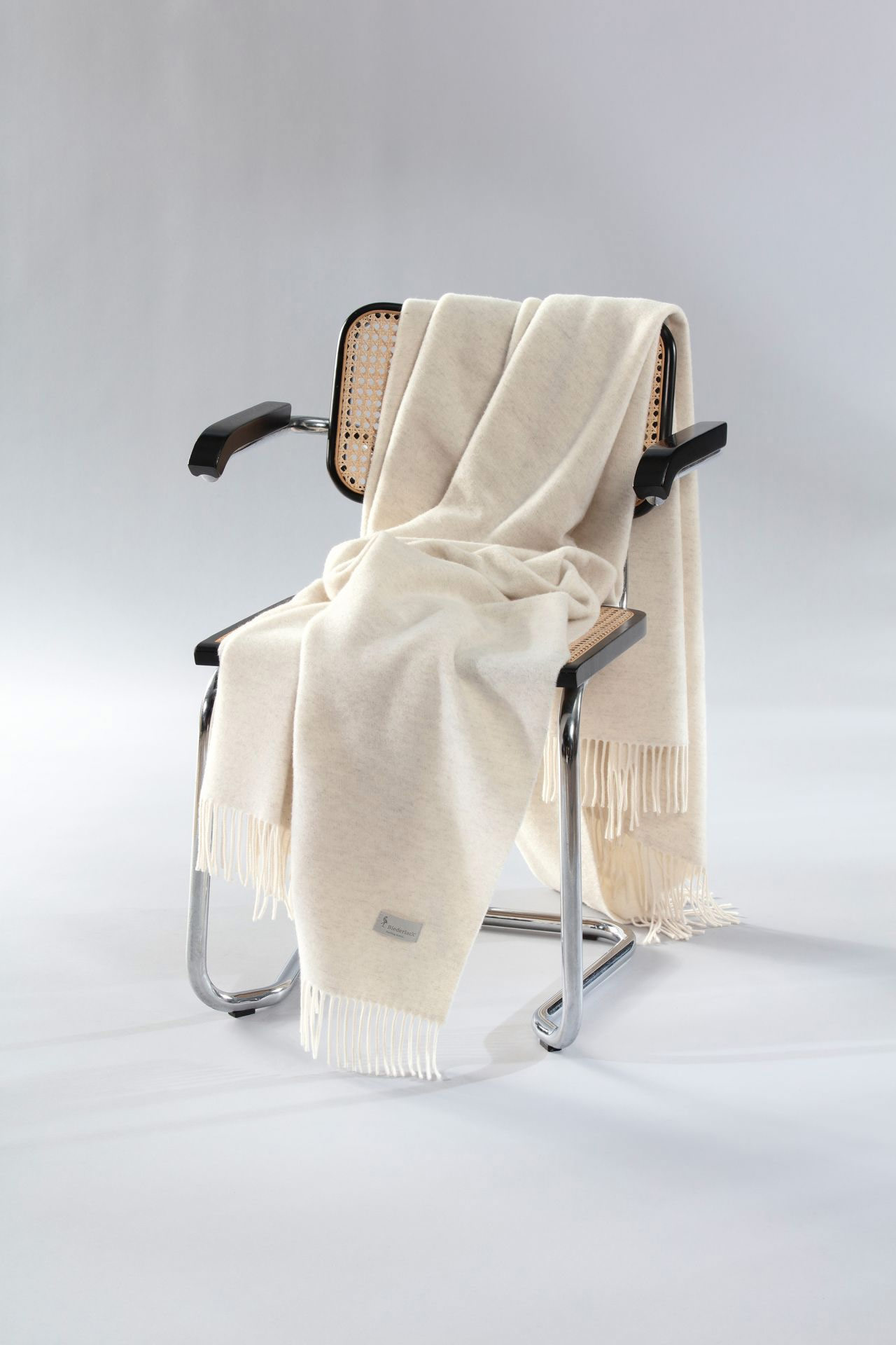 Biederlack Plaid / Decke marmor-stone