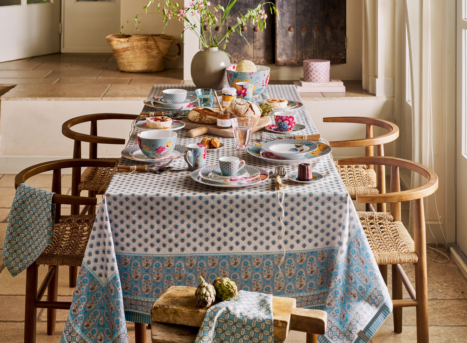 Pip Studio Schale Blooming Tales | Fantasy Blue