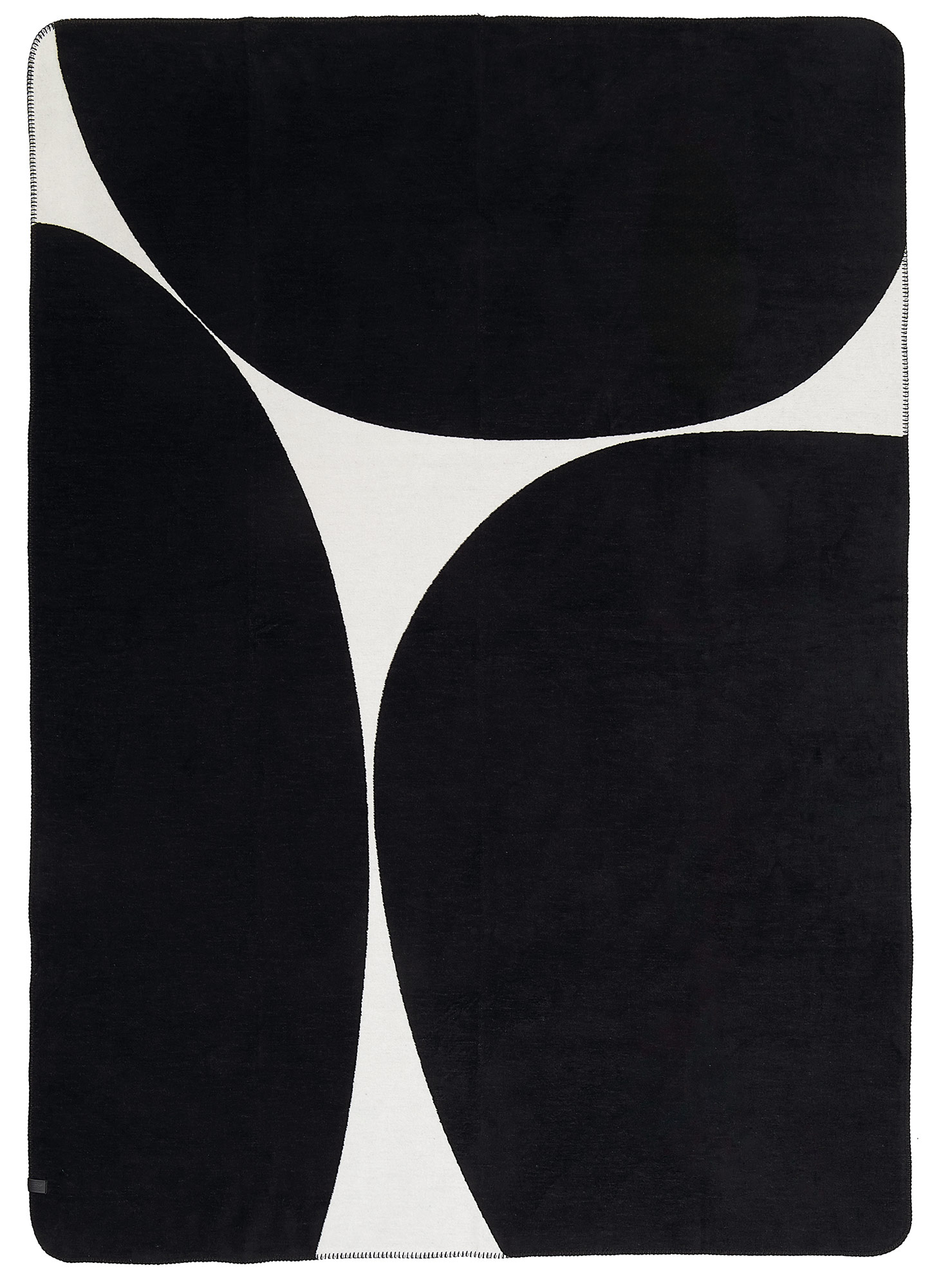 Schöner Wohnen Kollektion Plaid Pebble | 002 schwarz