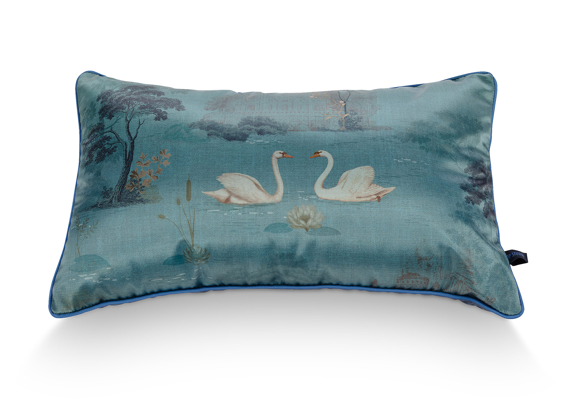 Pip Studio Zierkissen Darjeeling Days | blau