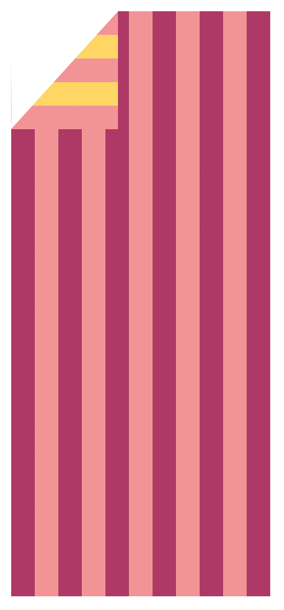 Cawö Strandtuch Jacquard Beach Tropical 5577 | 22 sunset