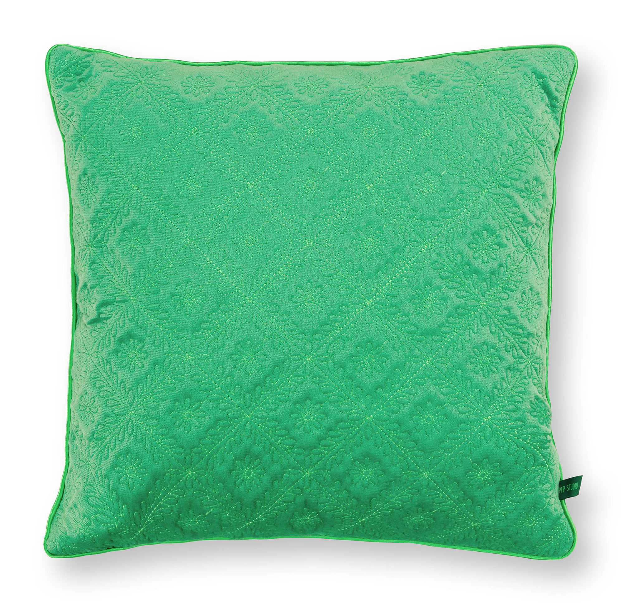 Pip Studio Kissen Quilted Daisy | grün