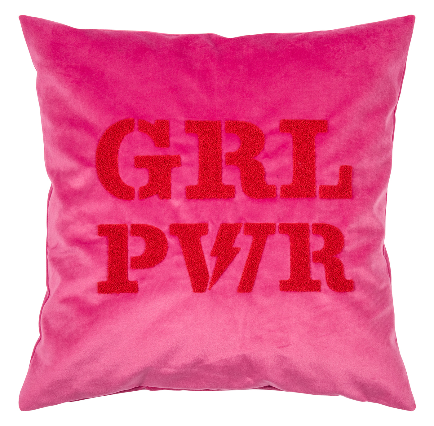 Pad Kissenhülle Letters GRL PWR | red-hot pink