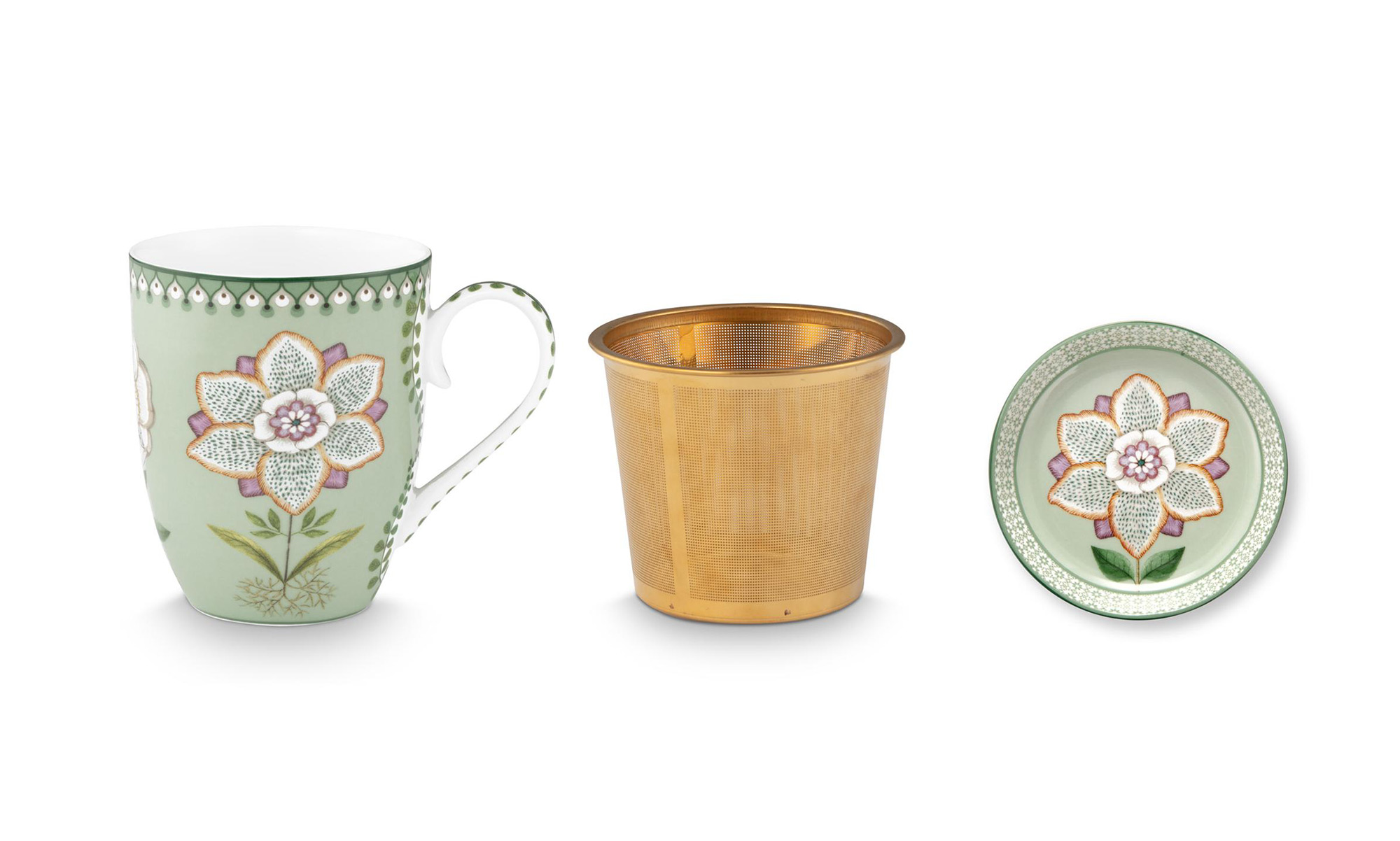 Pip Studio Tea for One Lily & Lotus | Light Green