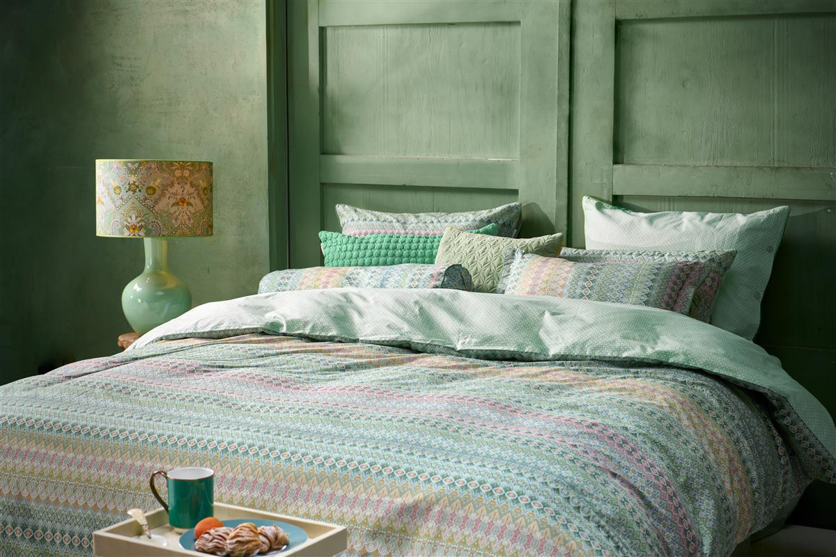 Pip Studio Perkalbettwäsche Ashanti | grün