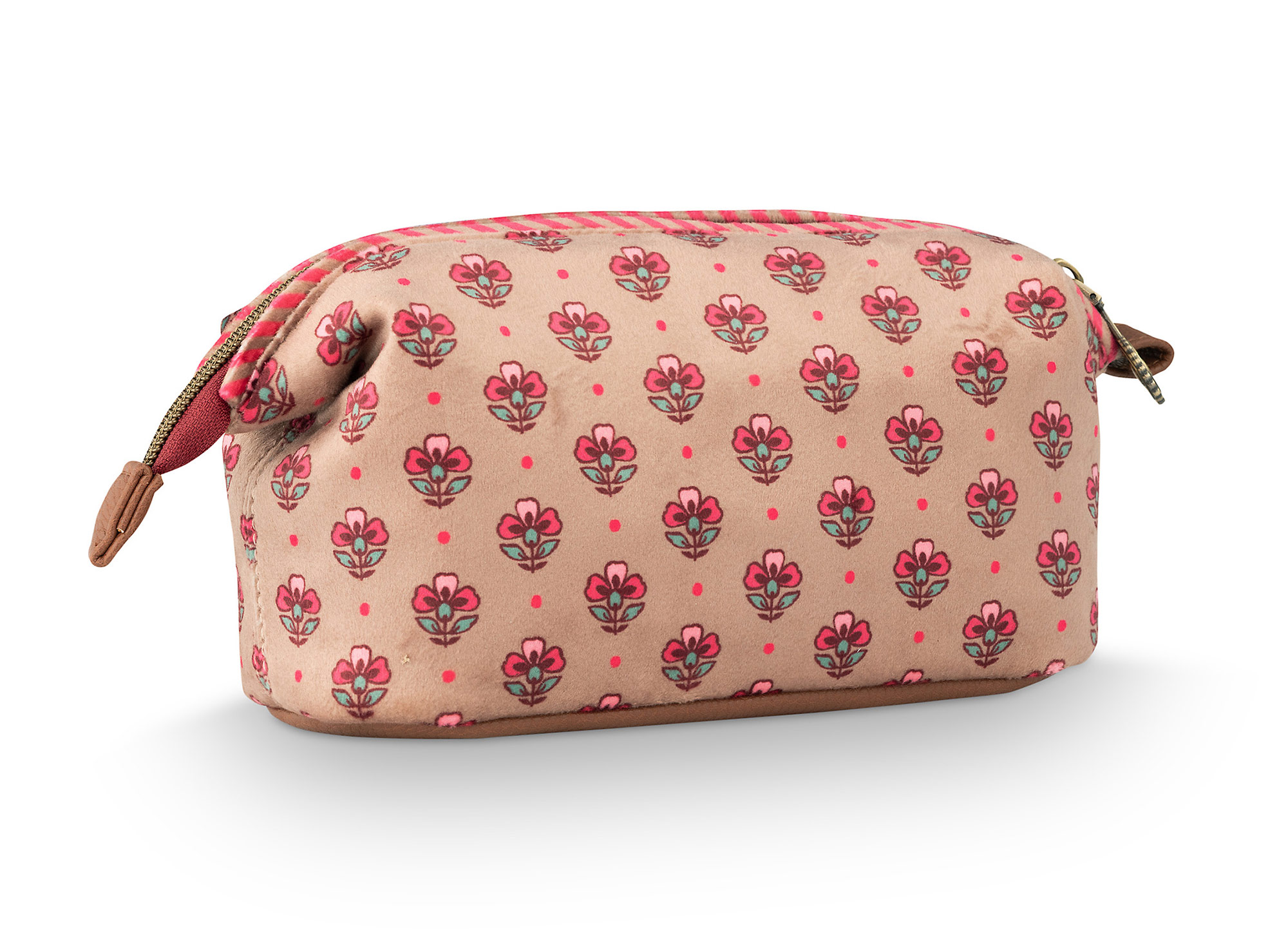 Pip Studio Kosmetiktasche Jaipur Flower | sand-pink