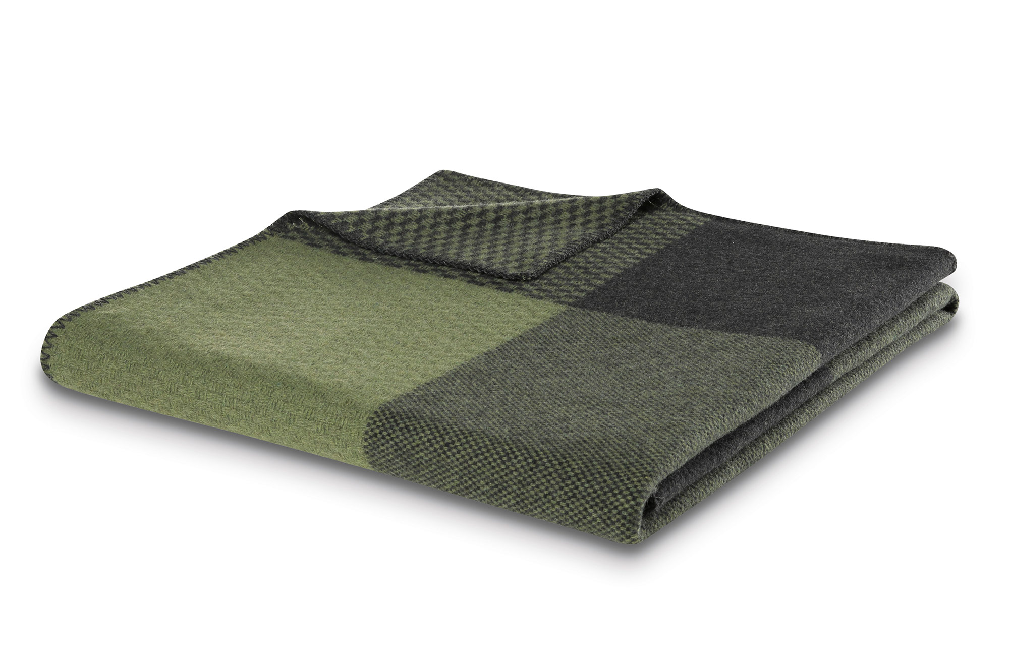 Biederlack Plaid / Decke Frame green