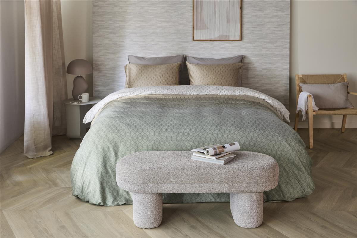 Beddinghouse Satin-Bettwäsche Ariel | Blaugrün