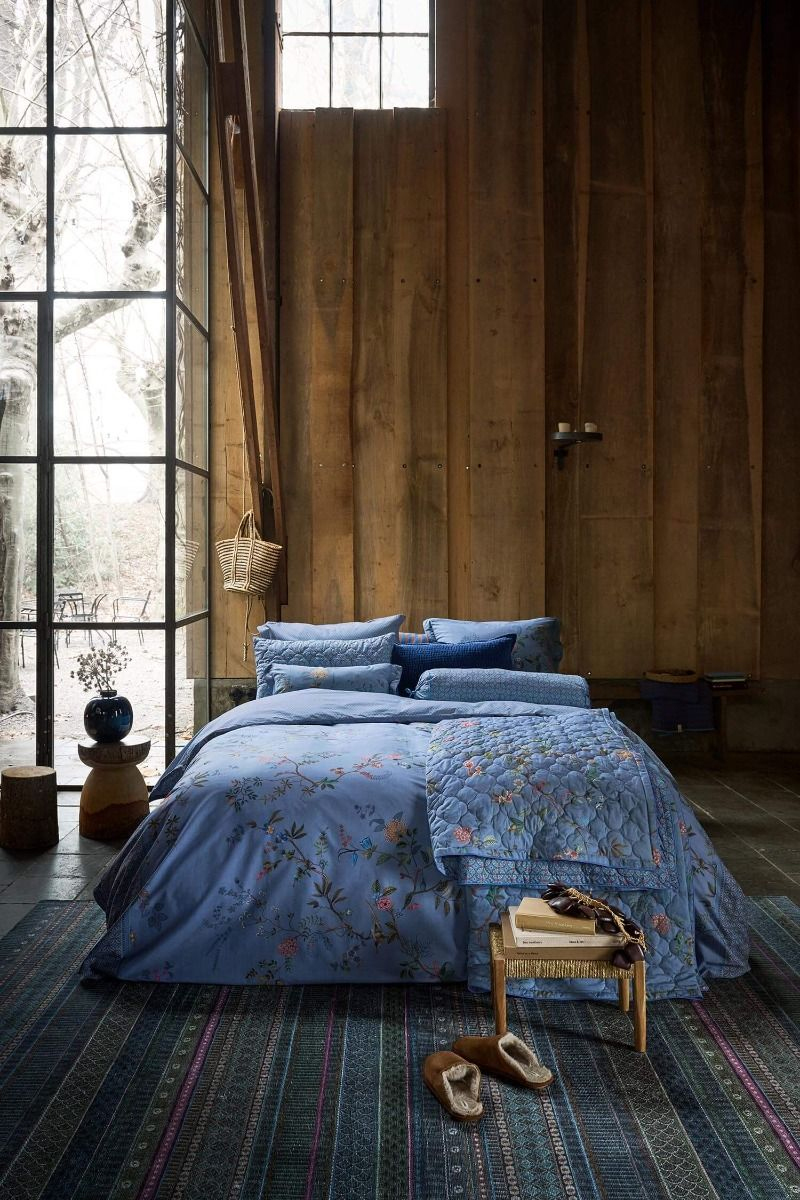 Pip Studio Tagesdecke Quilt Bustani | blau