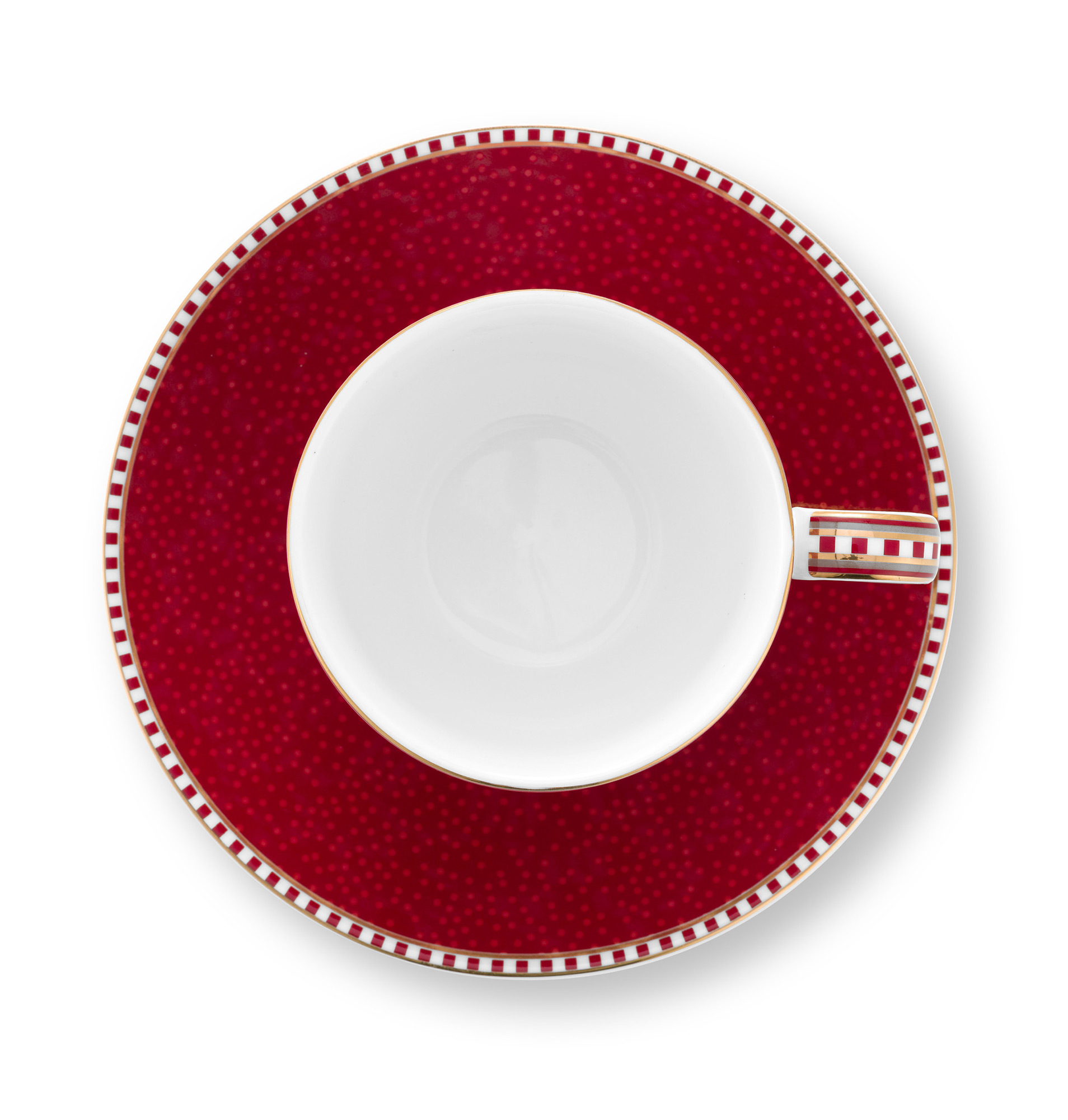 Pip Studio 2er Set Espresso Tasse & Untertasse Blooming Tale