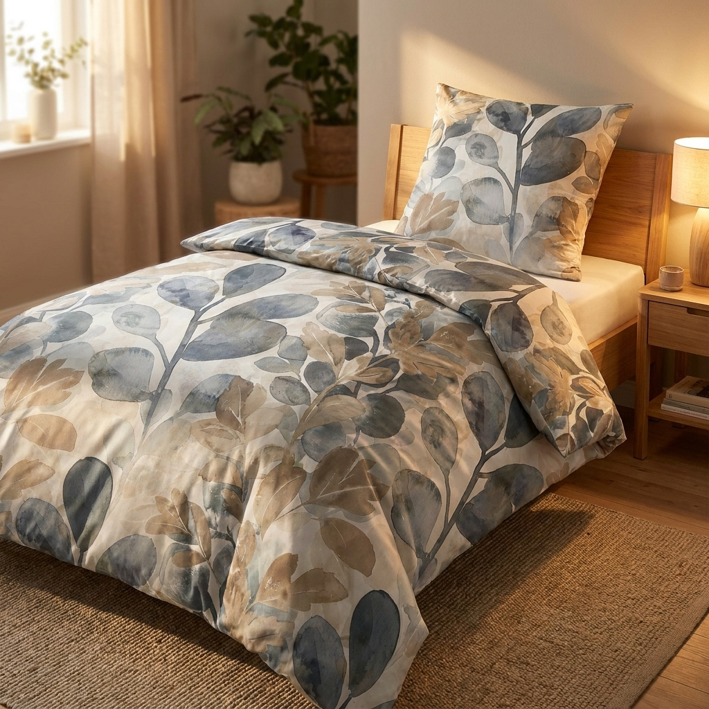 Biberna Satin-Bettwäsche 0617269 | 547 Kitt