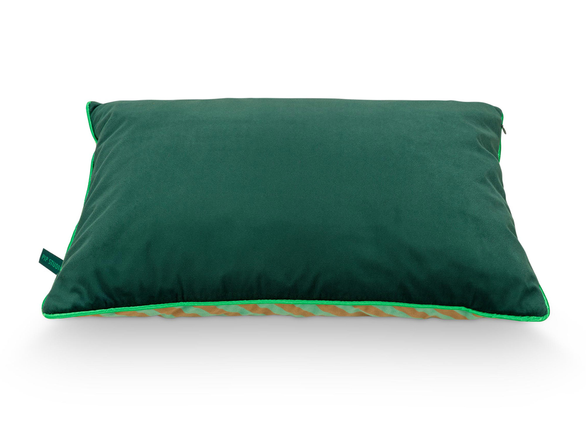 Pip Studio Kissen Block Stripe | grün