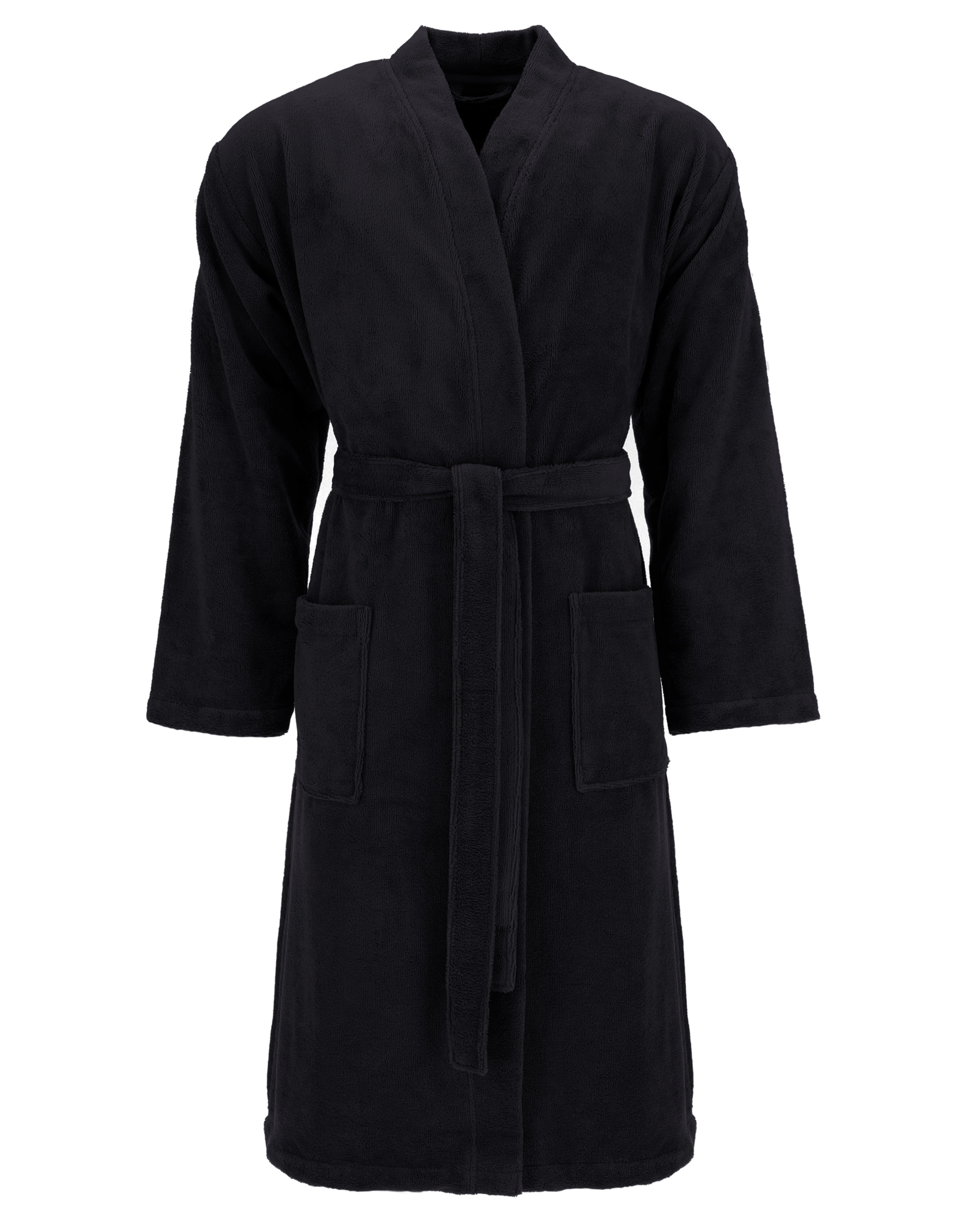 Vossen Herren Bademantel Cosmo | 7900 schwarz