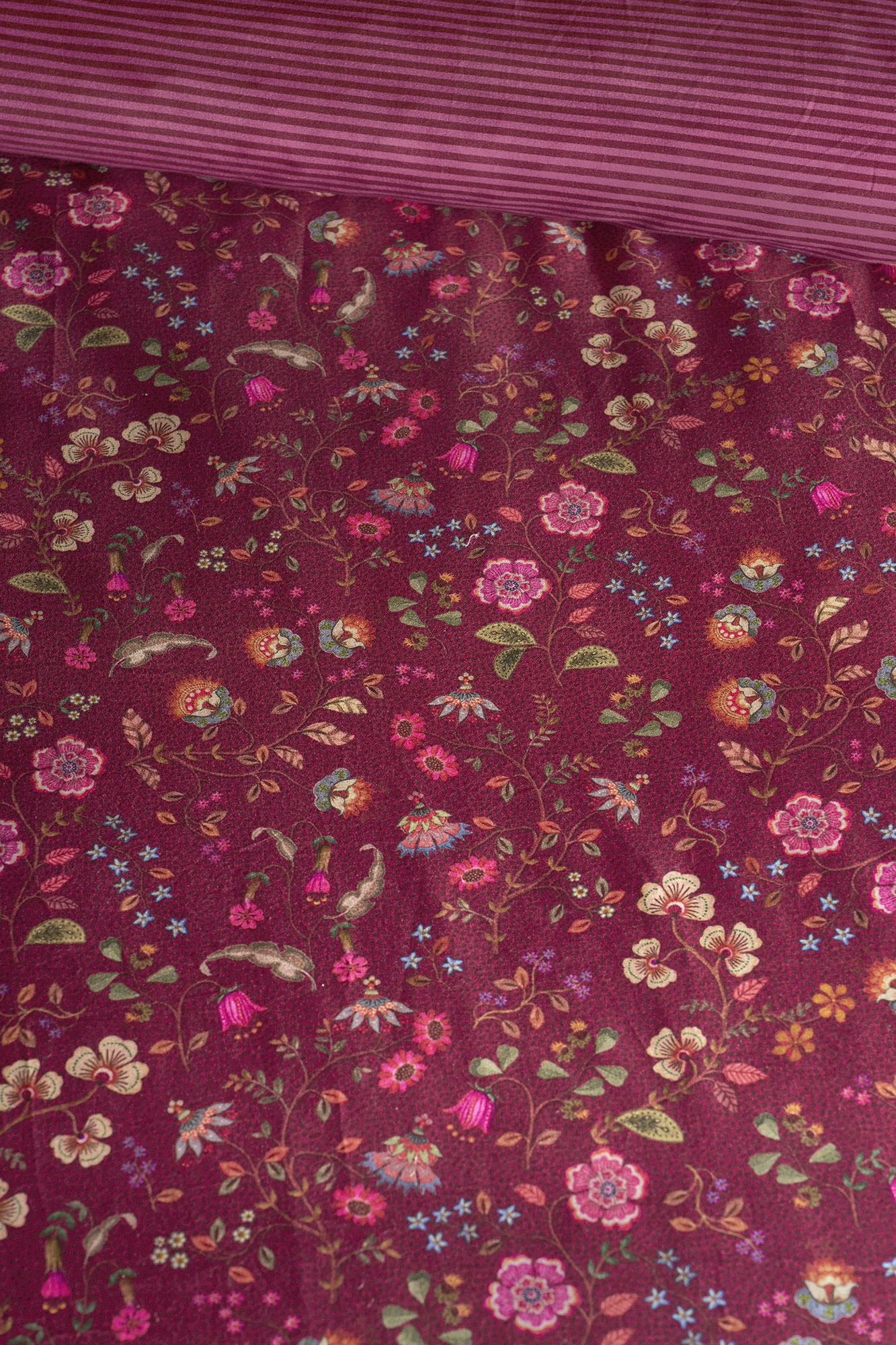 Pip Studio Bettwäsche Flora Bangalore | Dunkelrosa