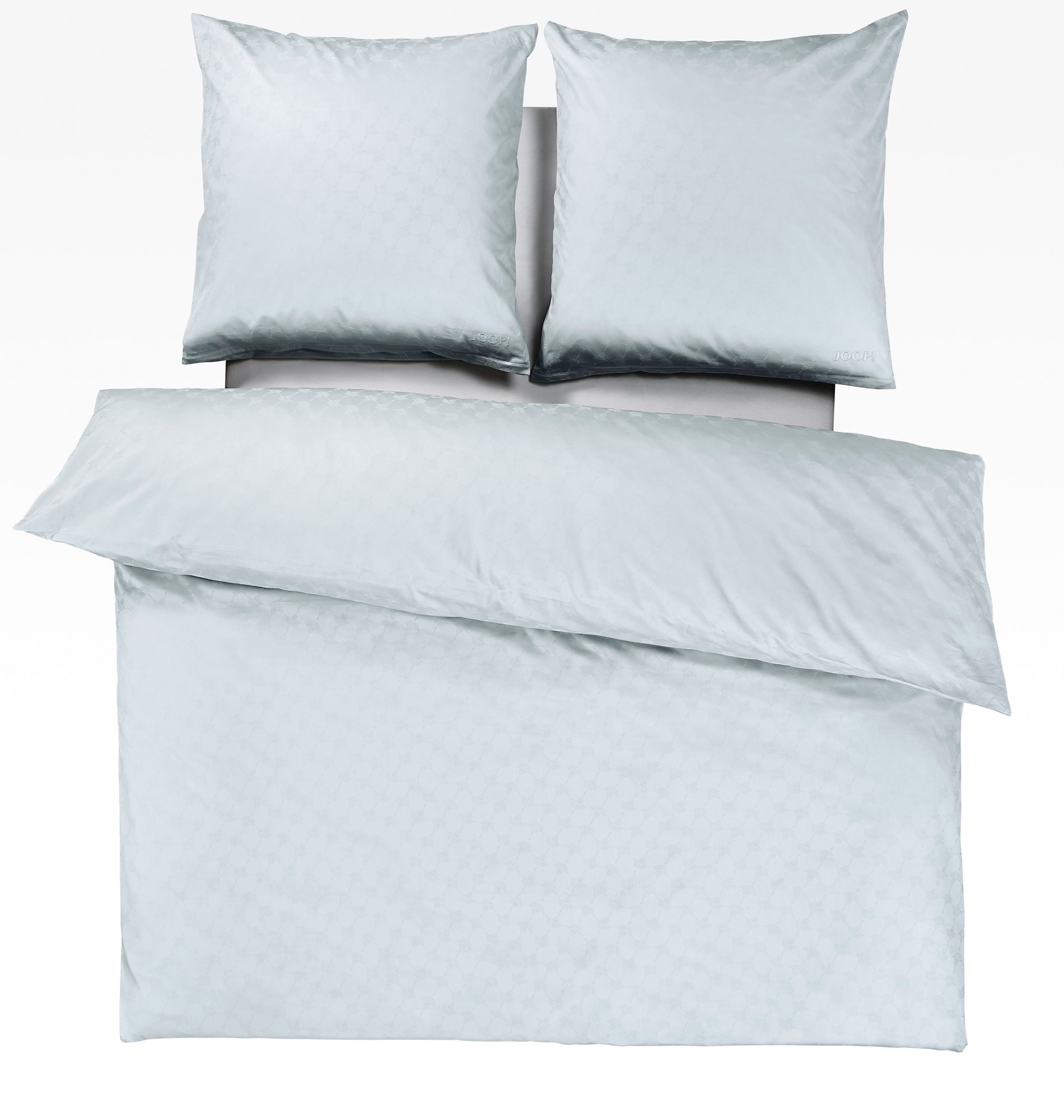 JOOP! Satin Bettwäsche CORNFLOWER 4020 | 19 Silber