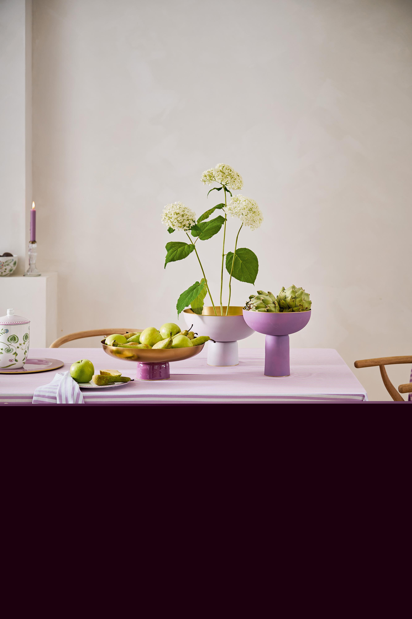 Pip Studio Niedrige Schale Home Accessories | Lila