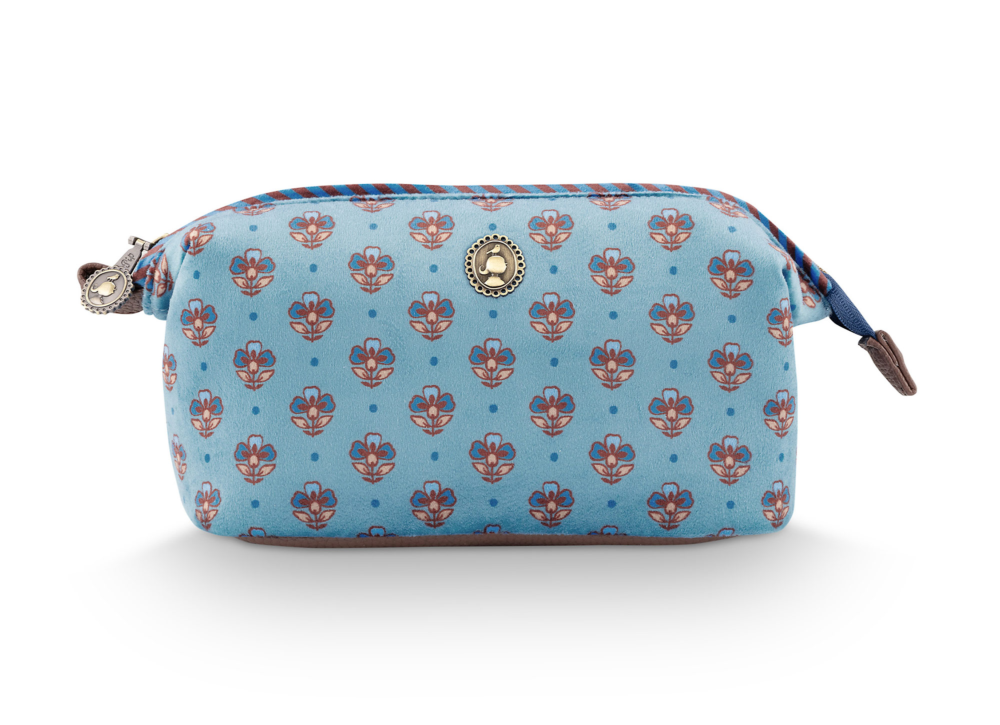 Pip Studio Kosmetiktasche Jaipur Flower | blau