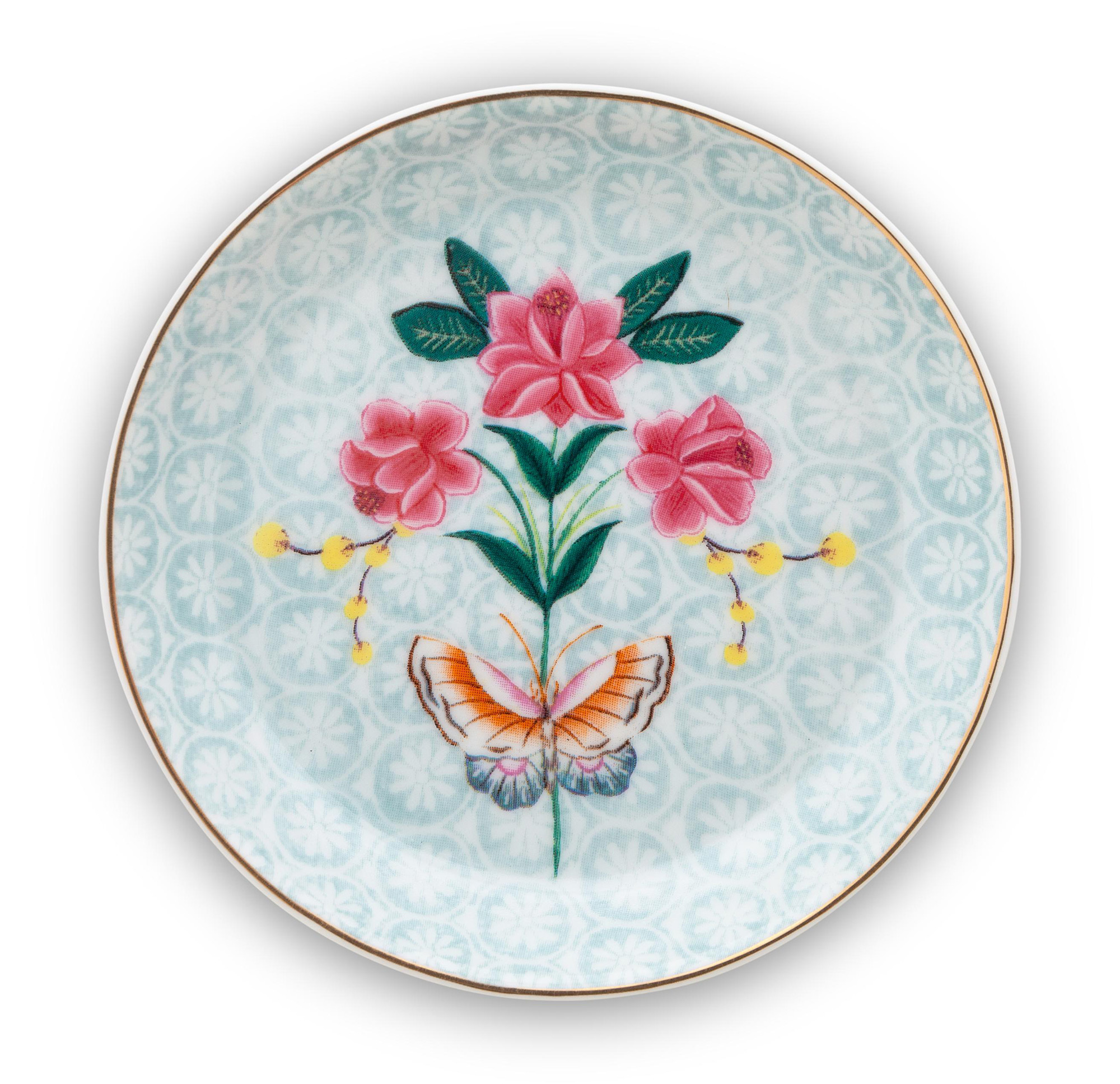 Pip Studio Teebeutelablage Blushing Birds |  weiss