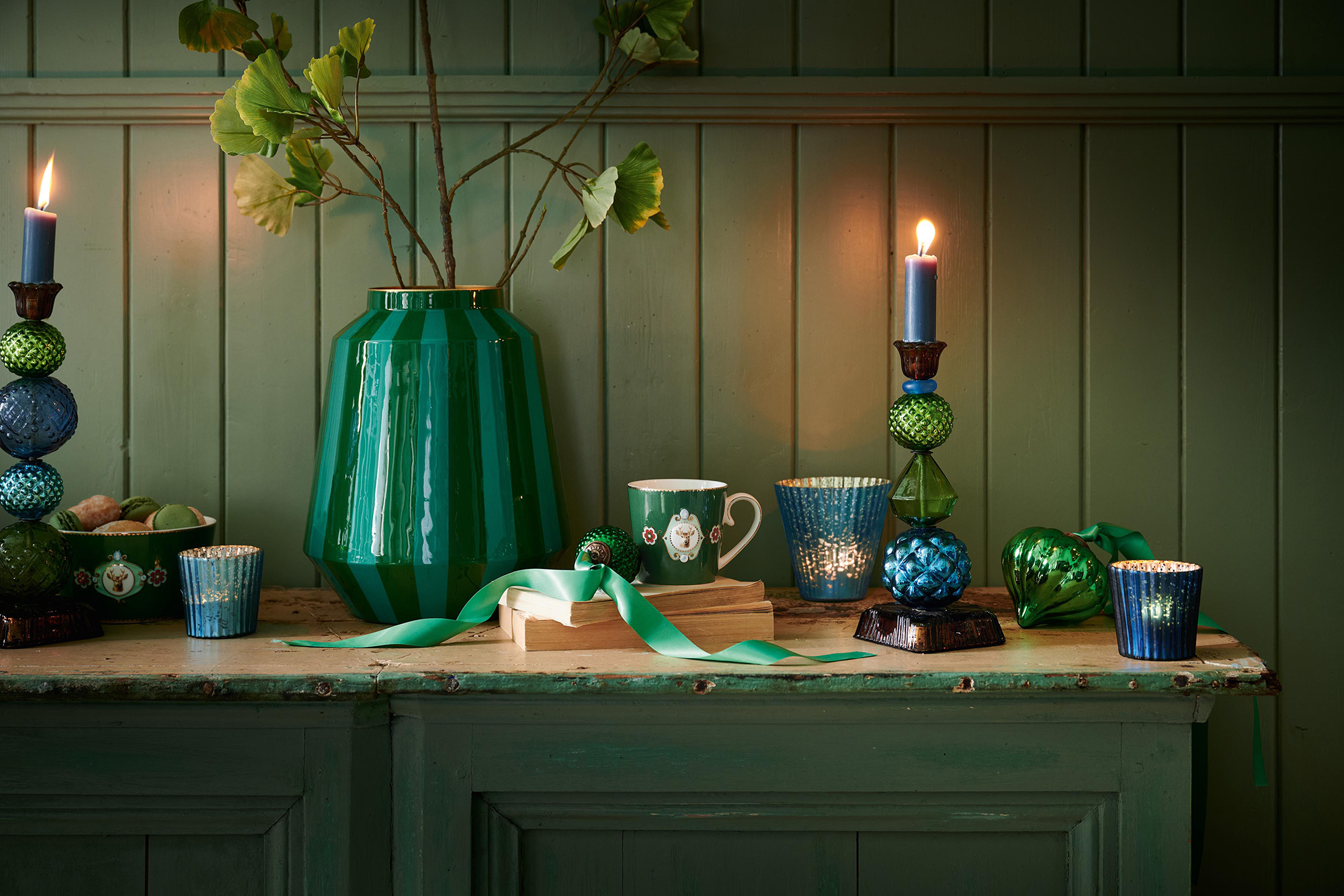 Pip Studio Weihnachtskugel Christmas | dunkelblau