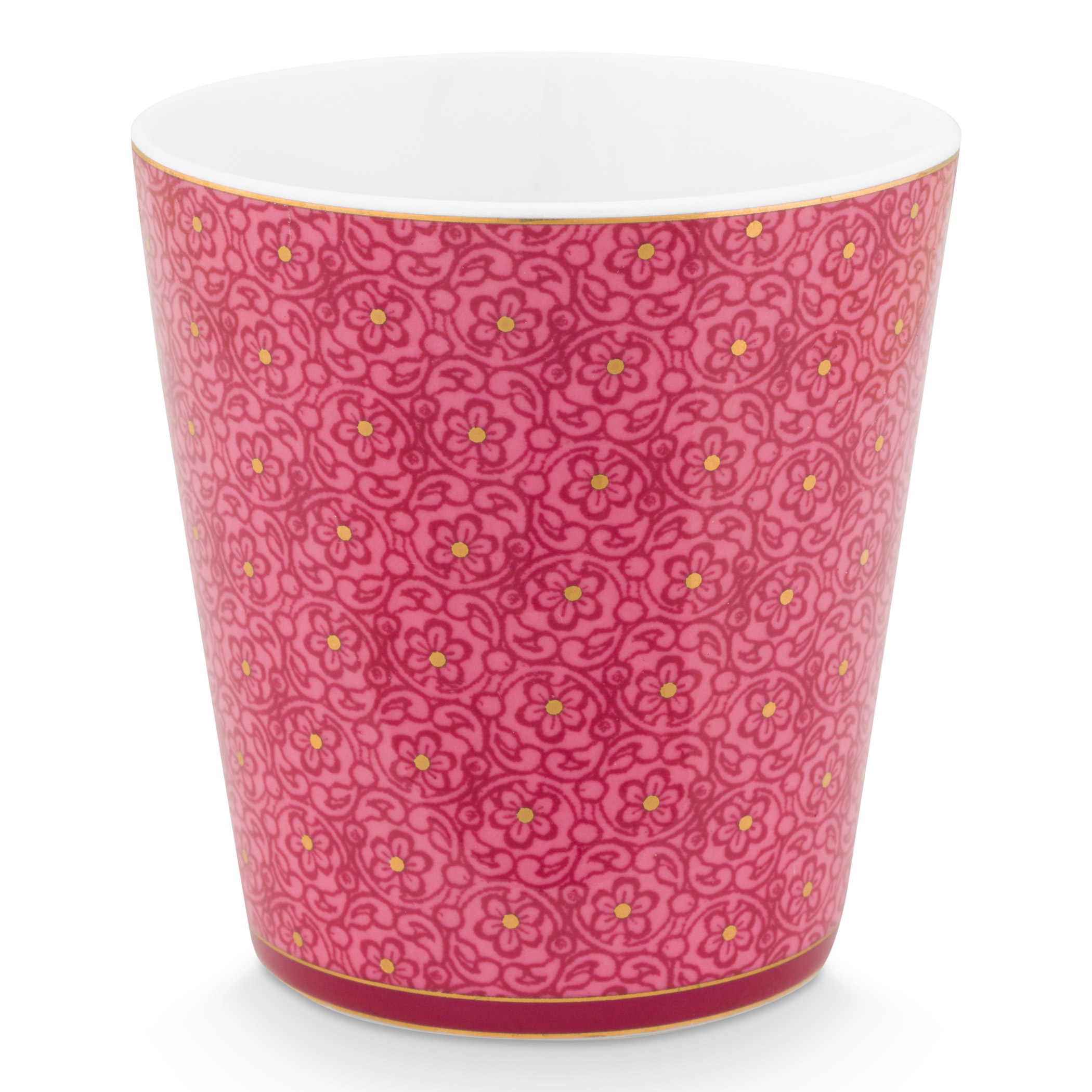 Pip Studio Geschenkset Becher Flower Festival | Dunkelpink